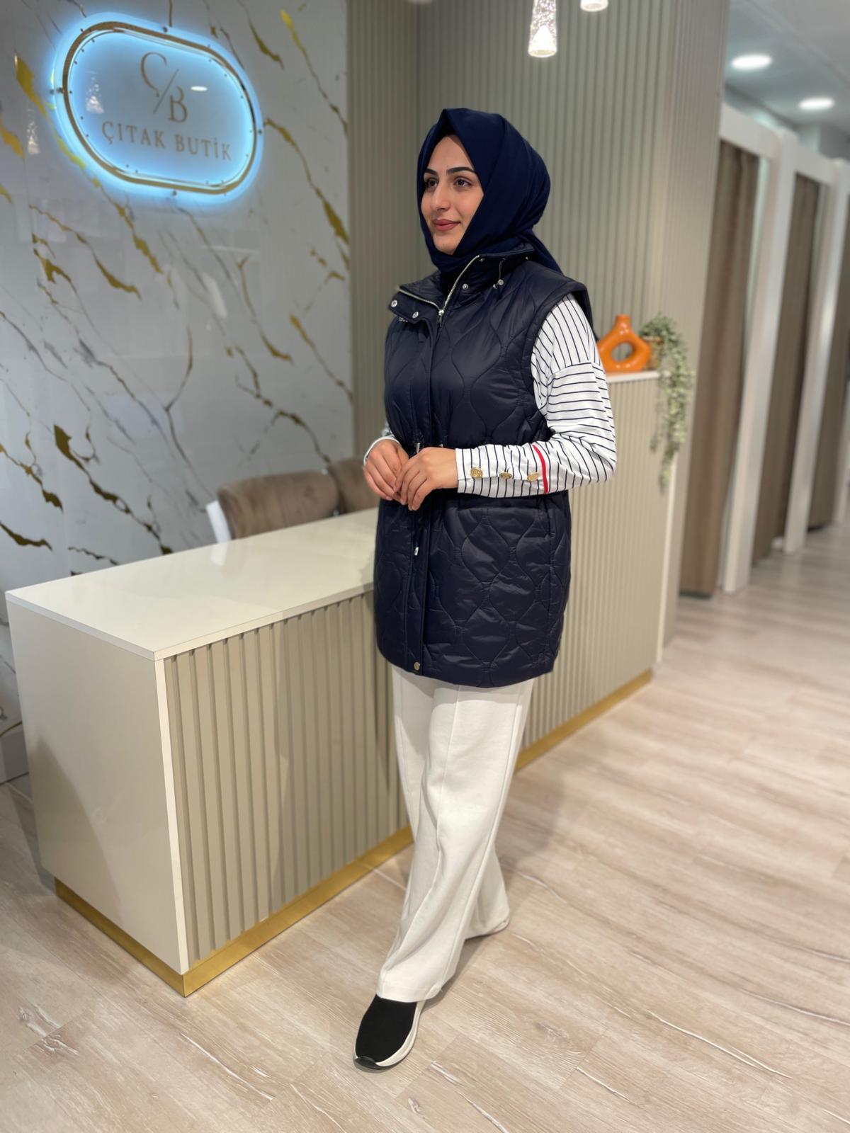 KAYRA 20014 YELEK-LACİVERT