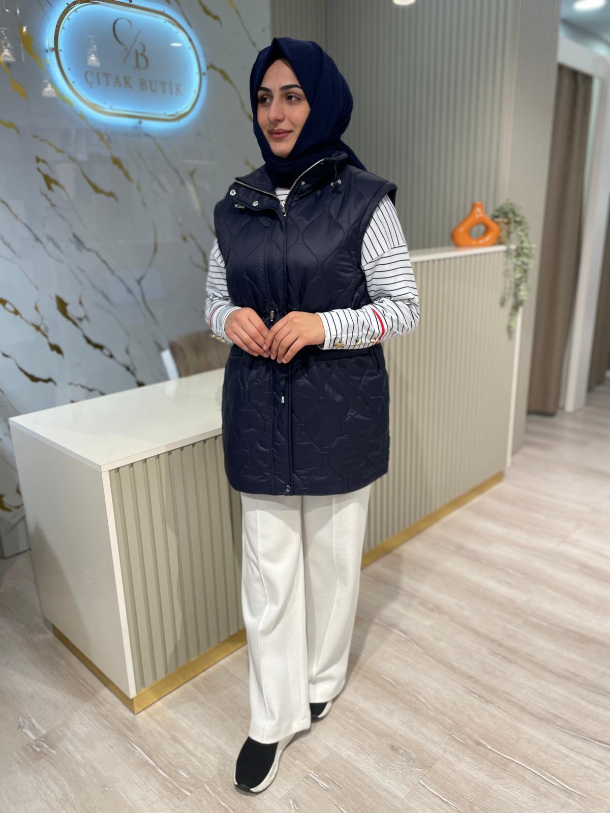 KAYRA 20014 YELEK-LACİVERT