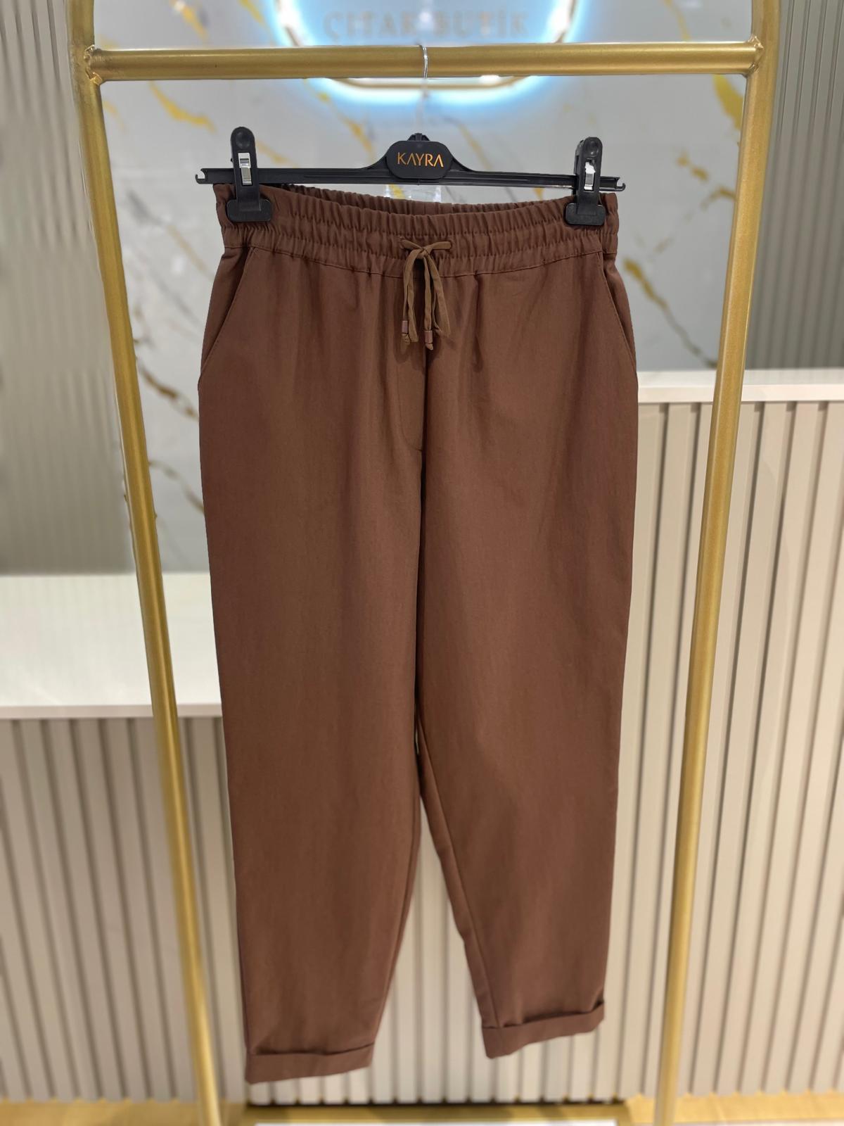 KAYRA 79019 PANTALON-KAKAO