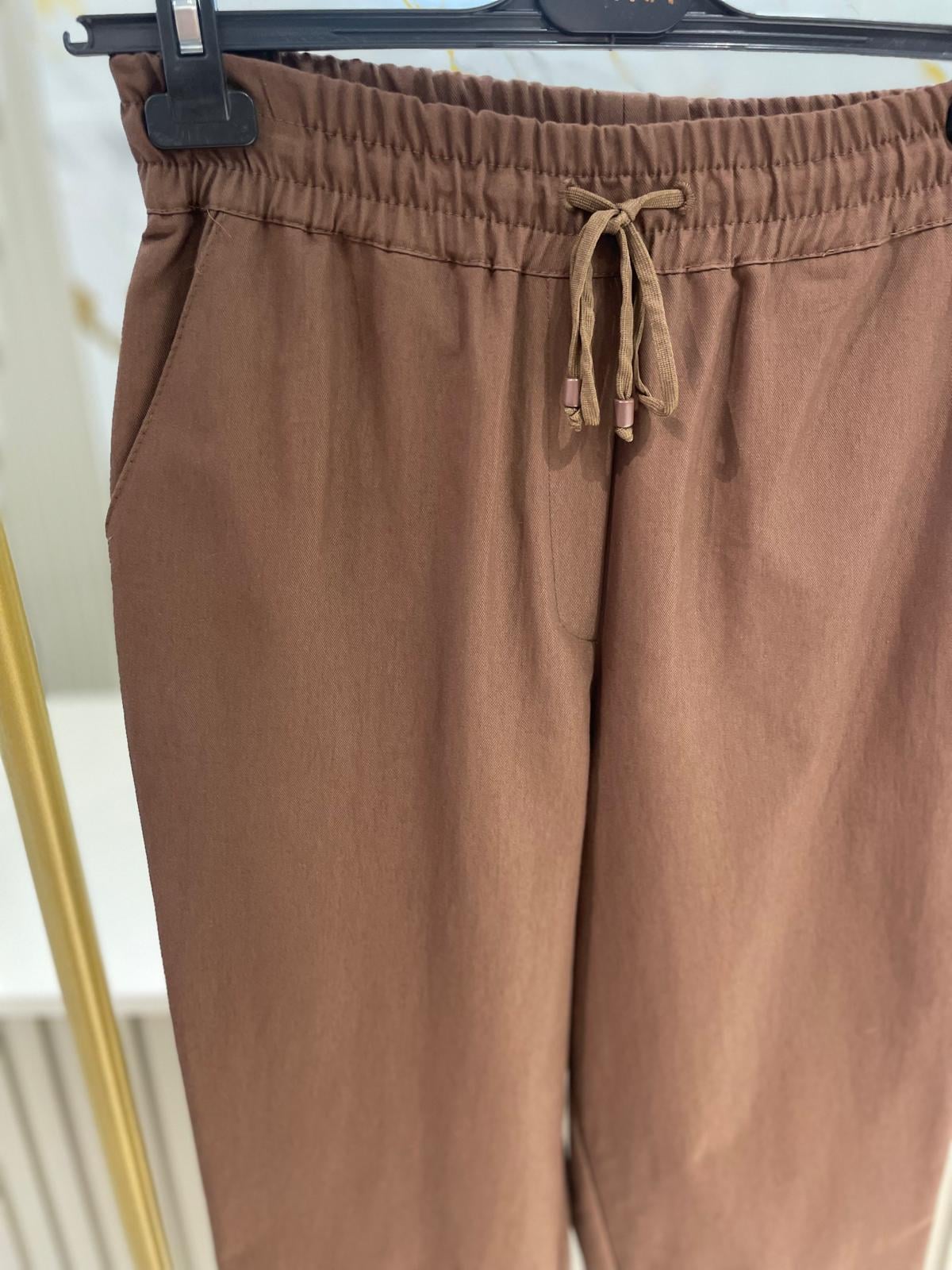 KAYRA 79019 PANTALON-KAKAO