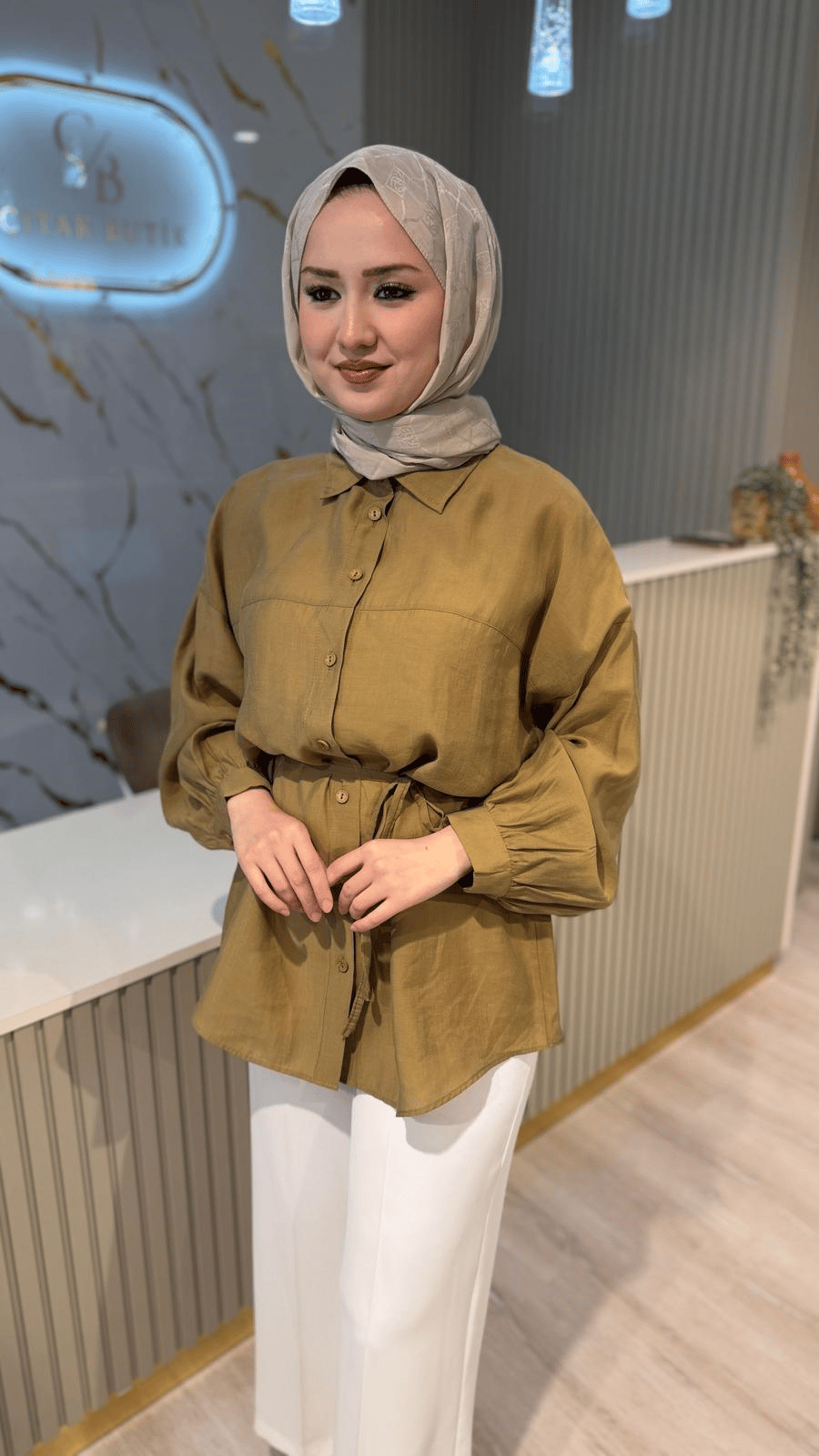 MAGAZİN 4464 GÖMLEK -BEJ