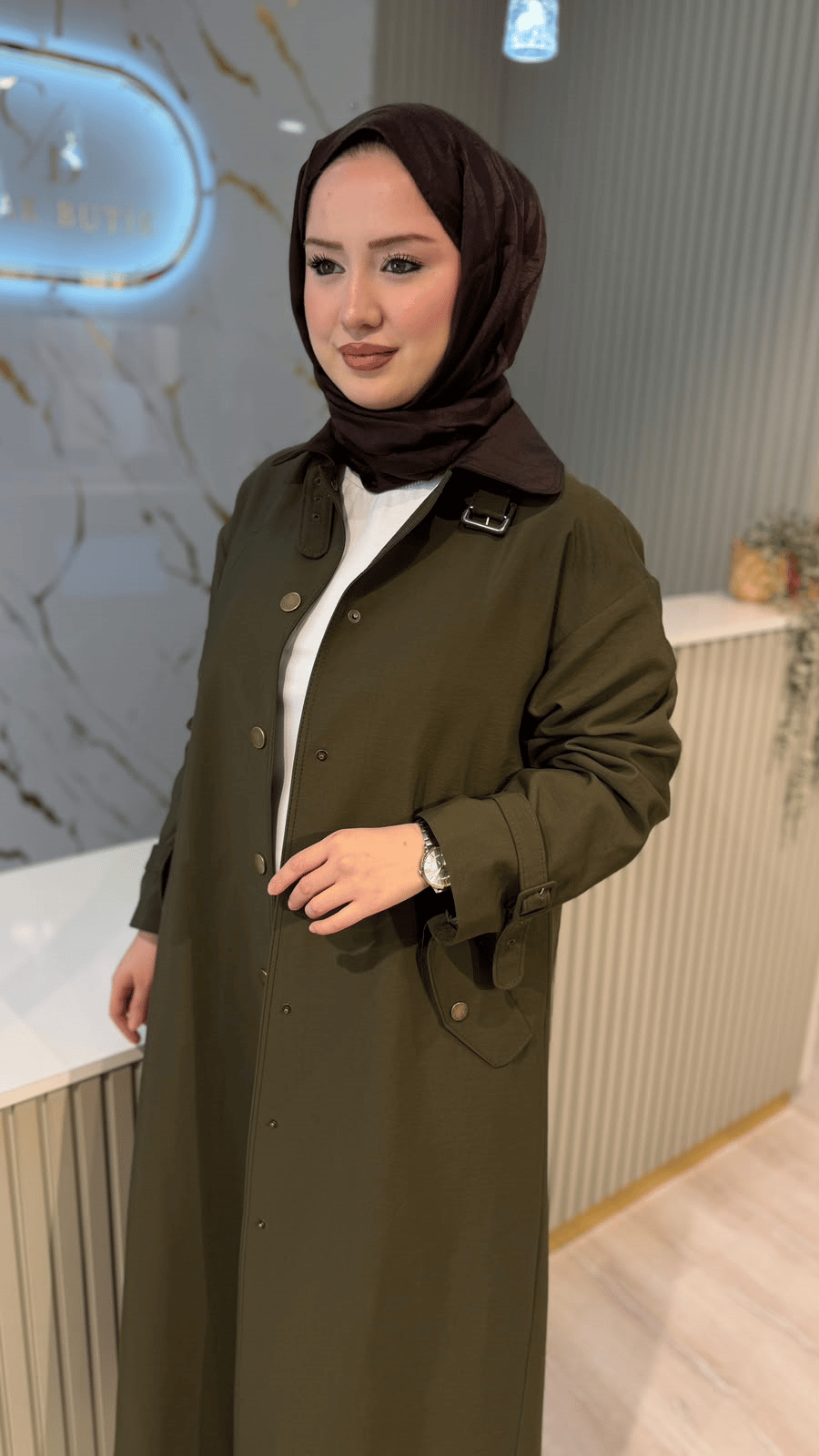 MASSİMO DONNA 833 TRENÇKOT - HAKİ