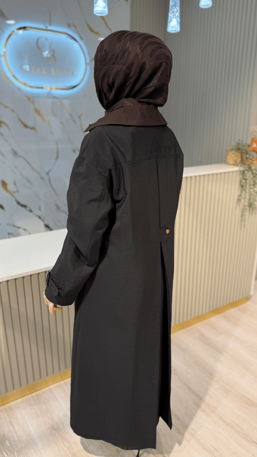 MASSİMO DONNA 833 TRENÇKOT - SİYAH
