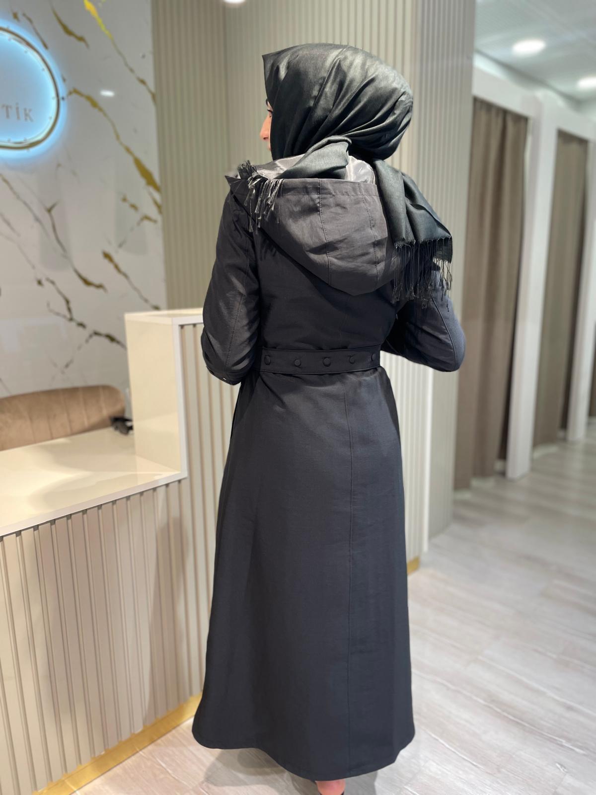 MASSİMO DONNA 837 TRENÇ-SİYAH