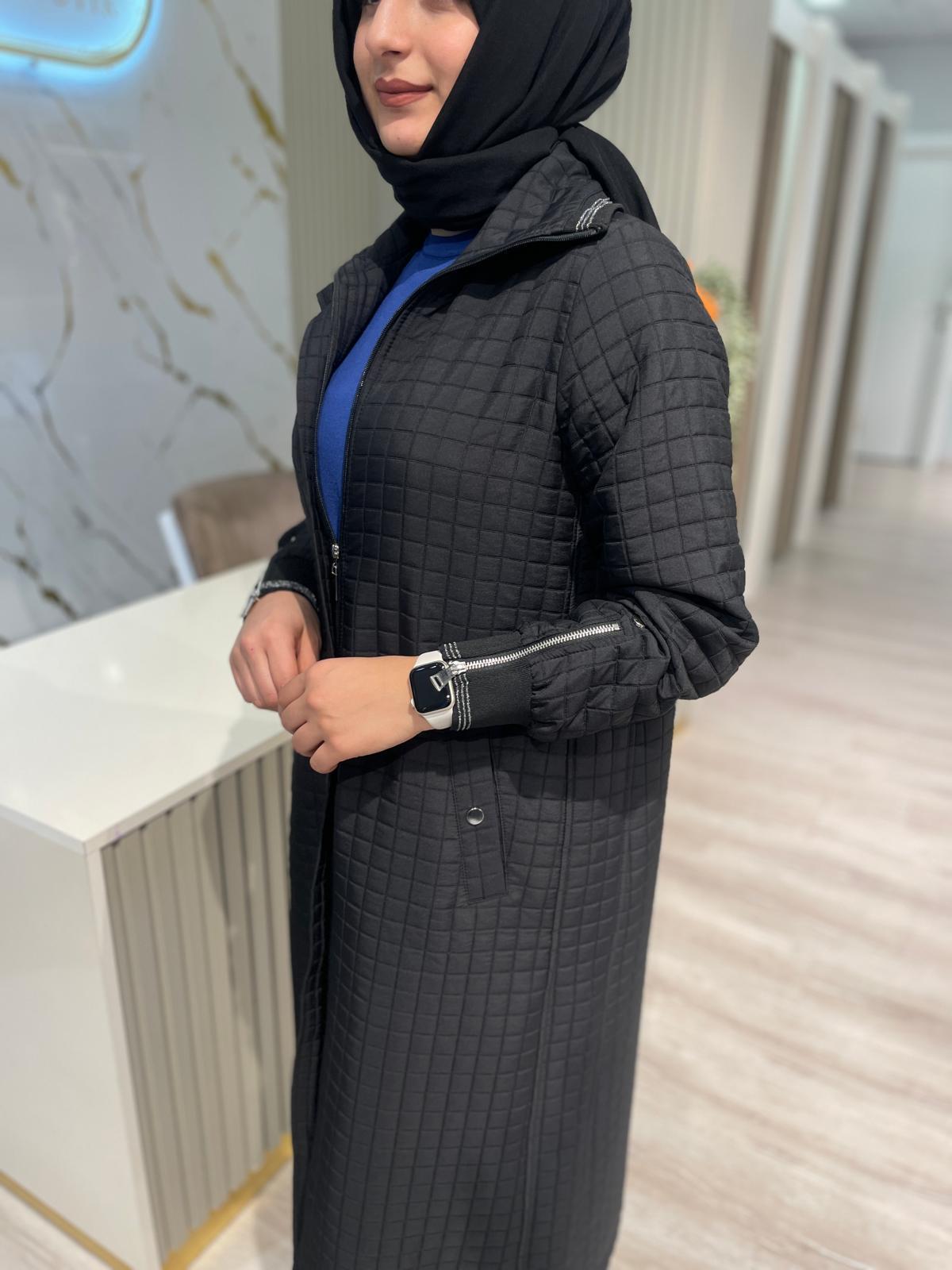 MİCCA 252519 SİM DETAY KAPİTONE KAP-SİYAH