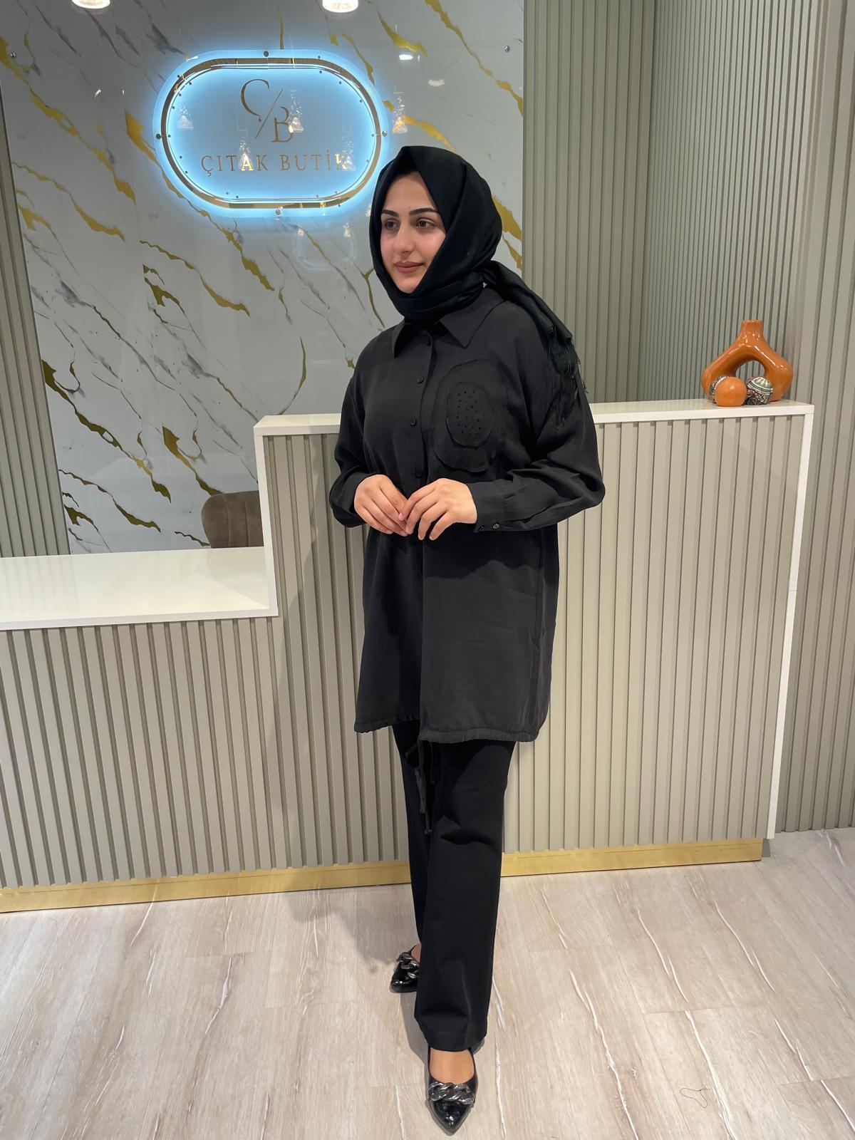 MİCCA 252569 TUNİK-SİYAH