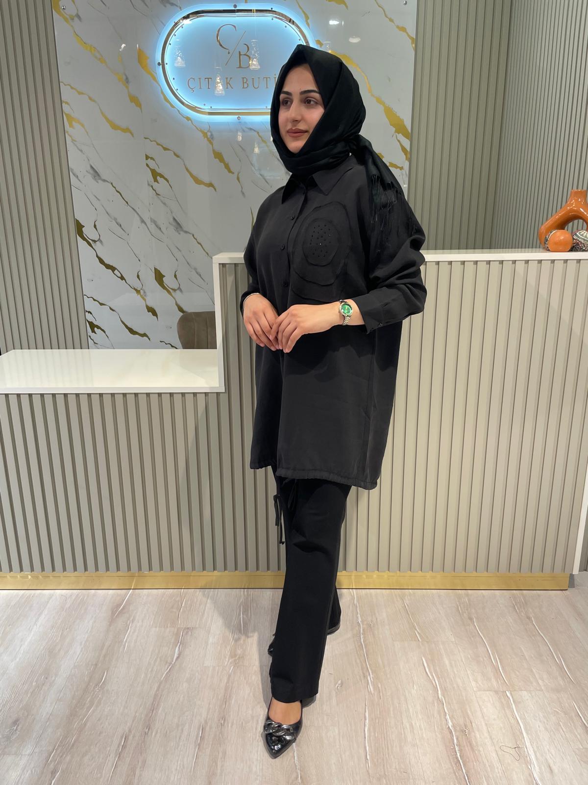 MİCCA 252569 TUNİK-SİYAH