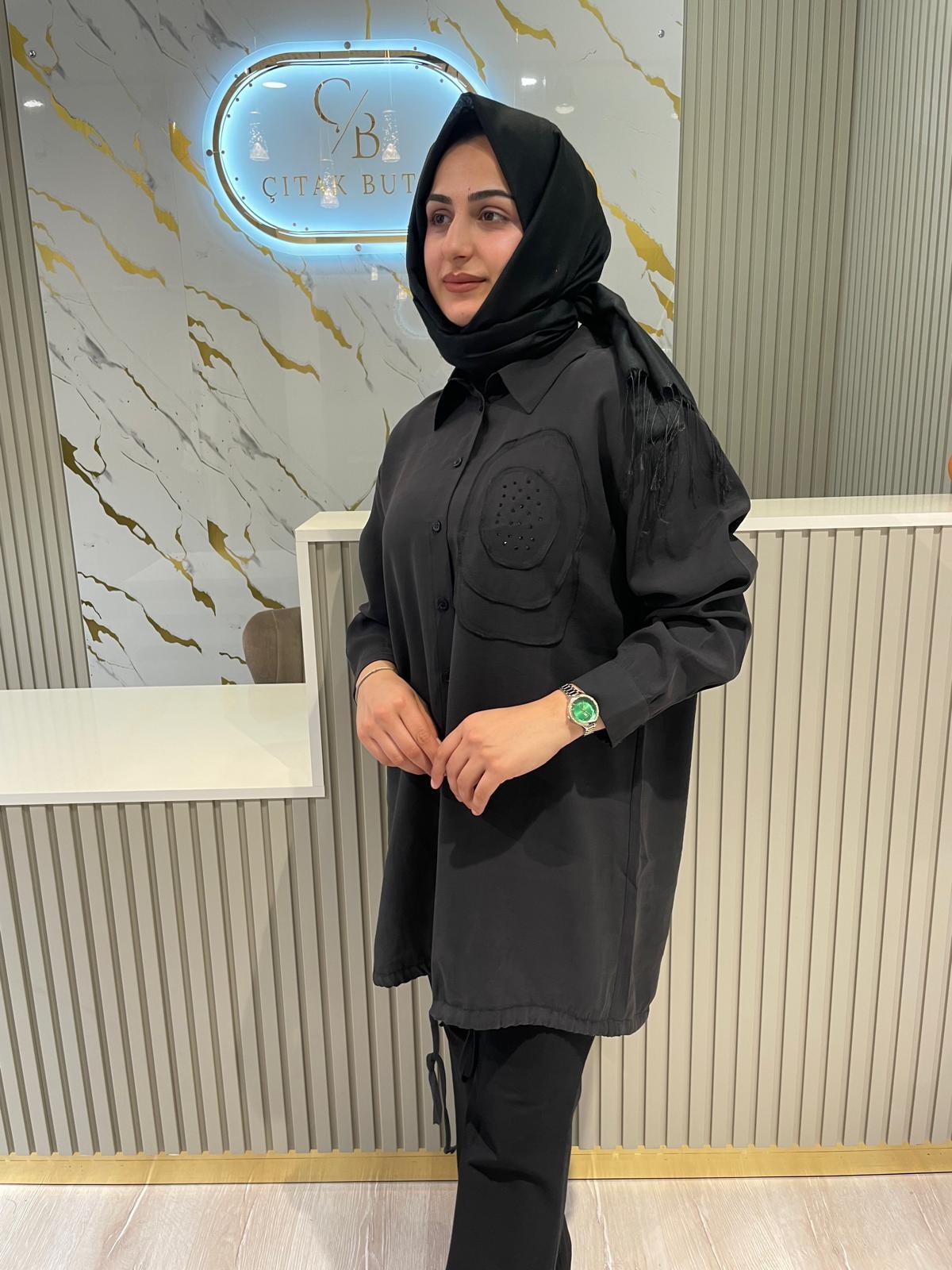 MİCCA 252569 TUNİK-SİYAH