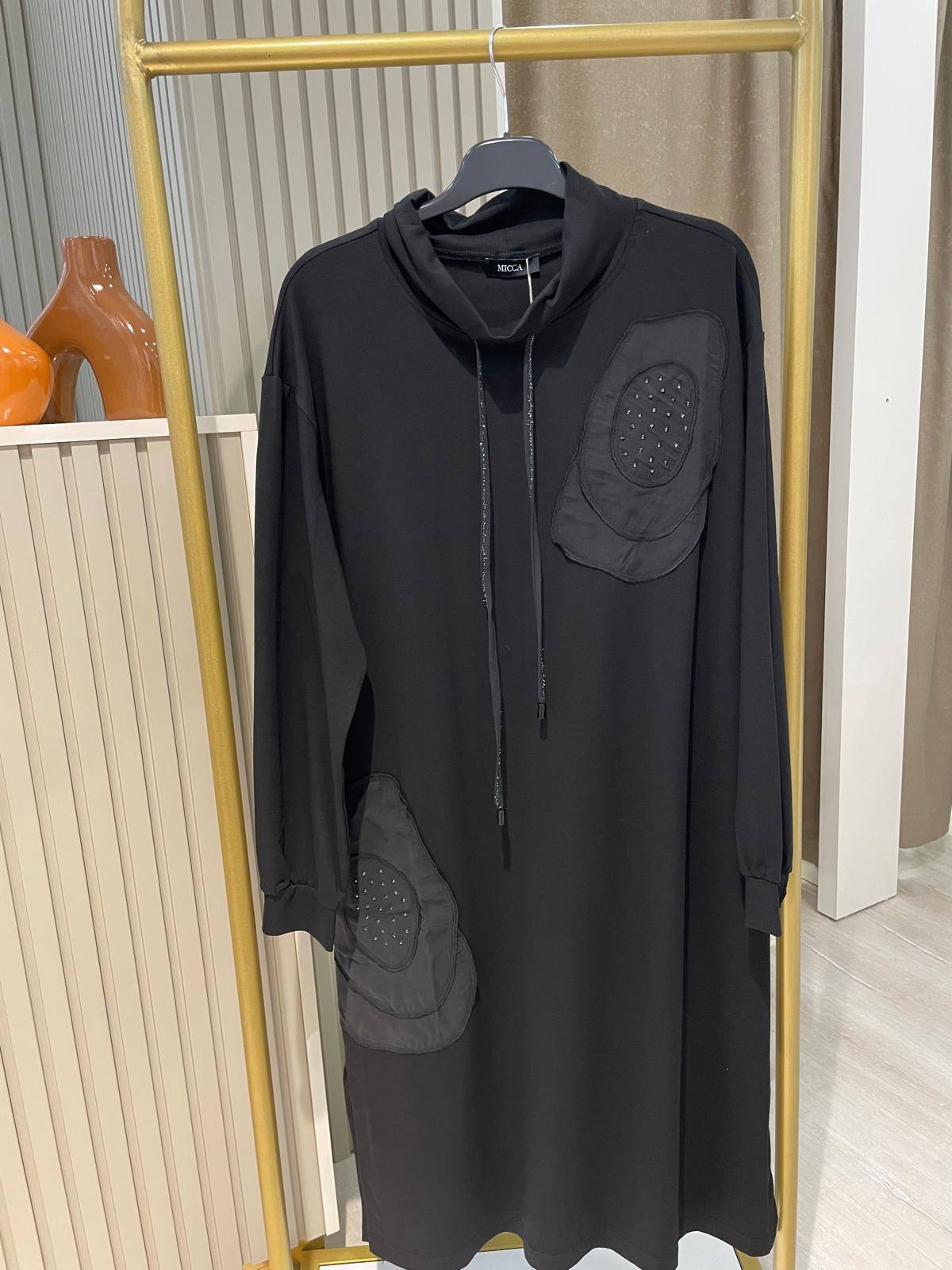 MİCCA 252580 BAMBU TUNİK-SİYAH