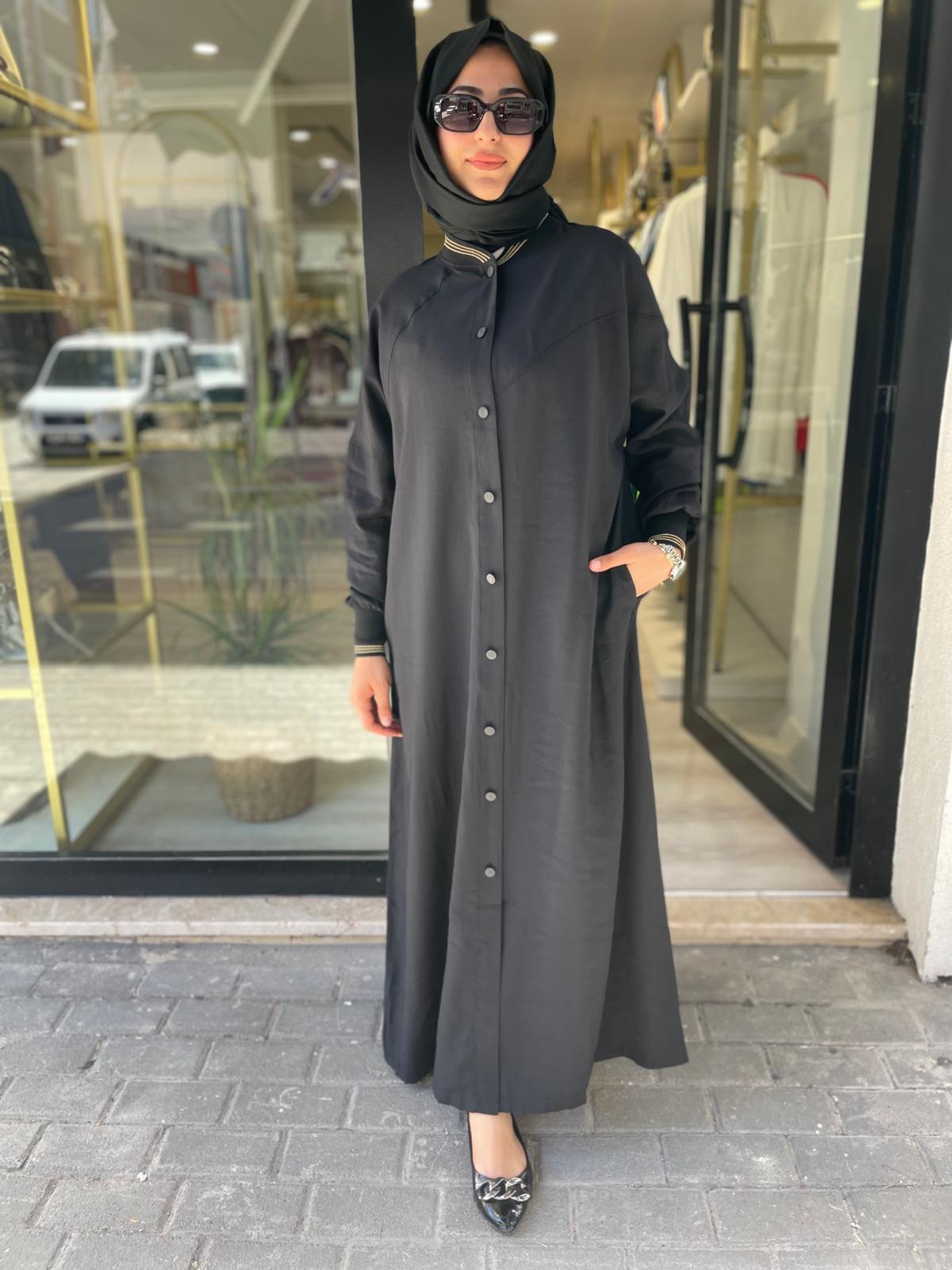 MİCCA 252618 RİBANALI KAP/FERACE-SİYAH