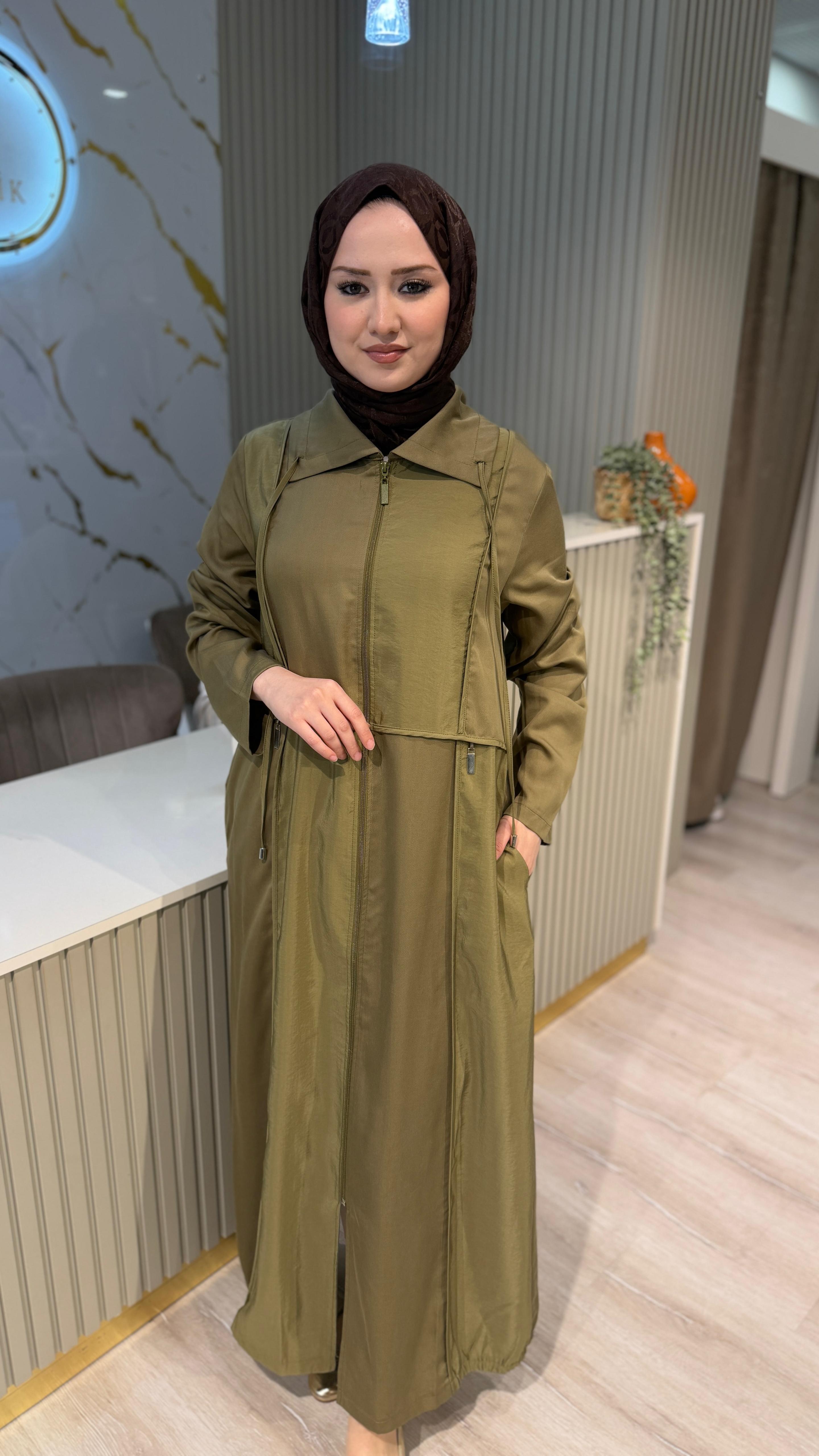 MİCCA 261520 GARNİ DETAY FERACE  - HAKİ
