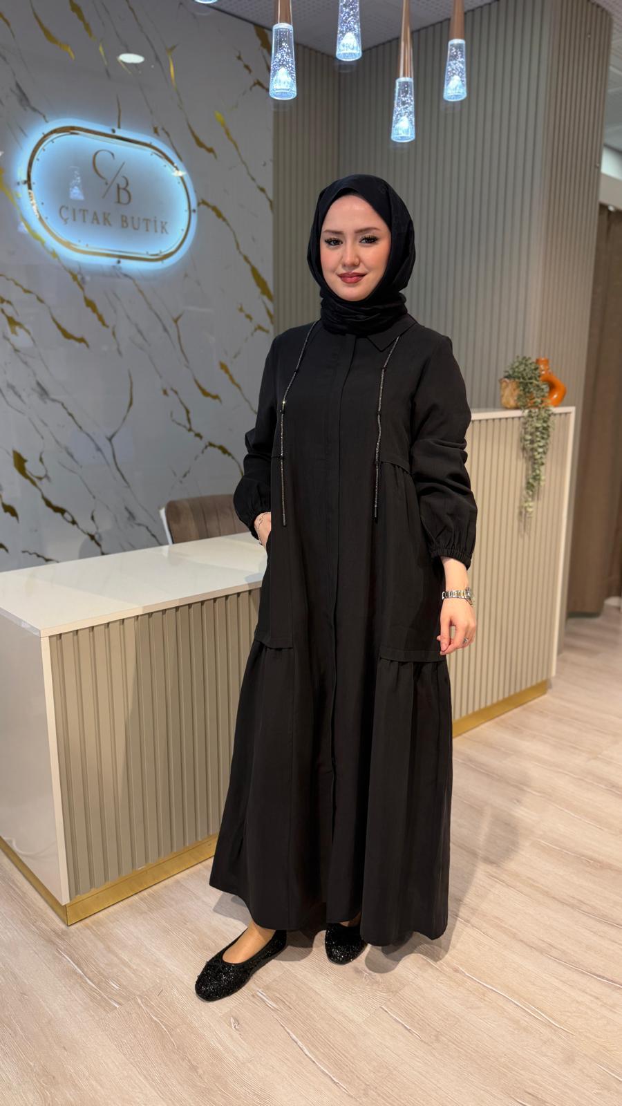 MİCCA 261540 SİM İP DETAY FERACE-SİYAH