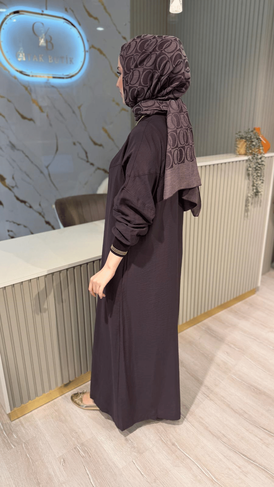 MİCCA 261566 RİBANALI KAP/ FERACE - KAHVE