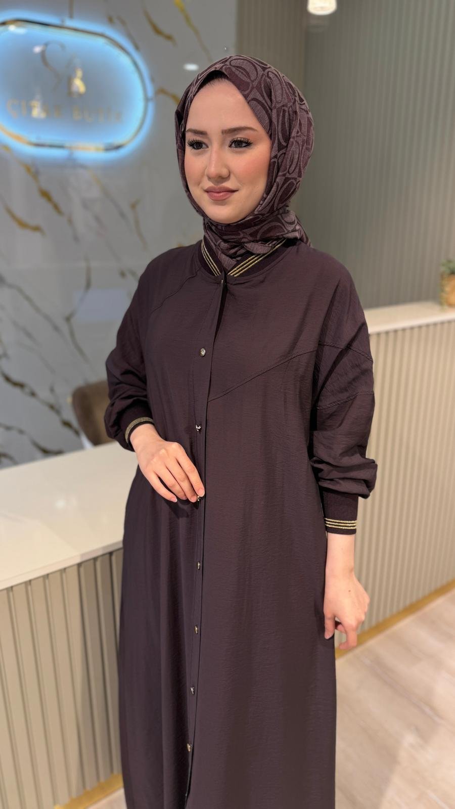 MİCCA 261566 RİBANALI KAP/ FERACE - KAHVE