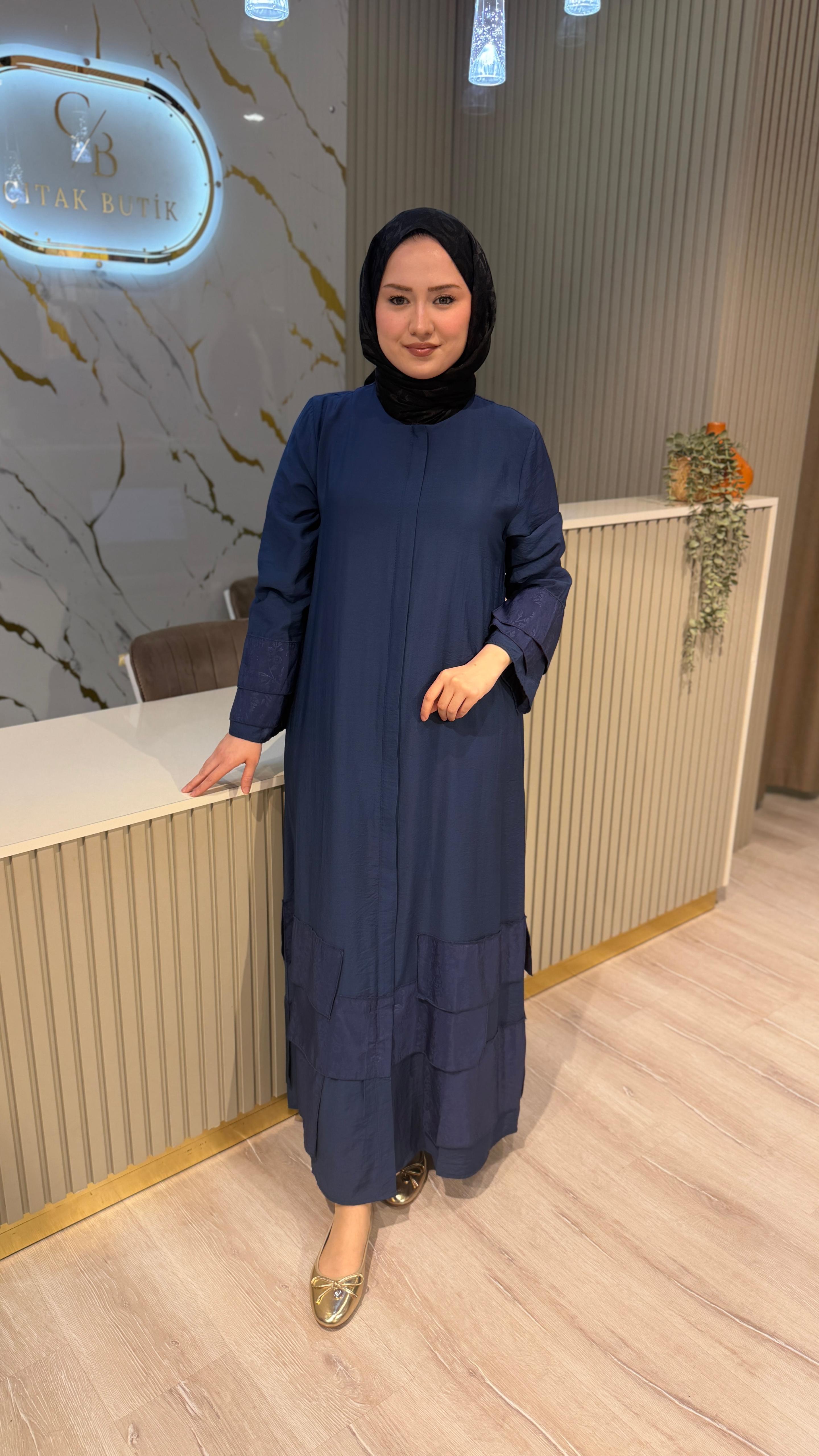 MİCCA 261574 DESENLİ  FERACE - LACİVERT
