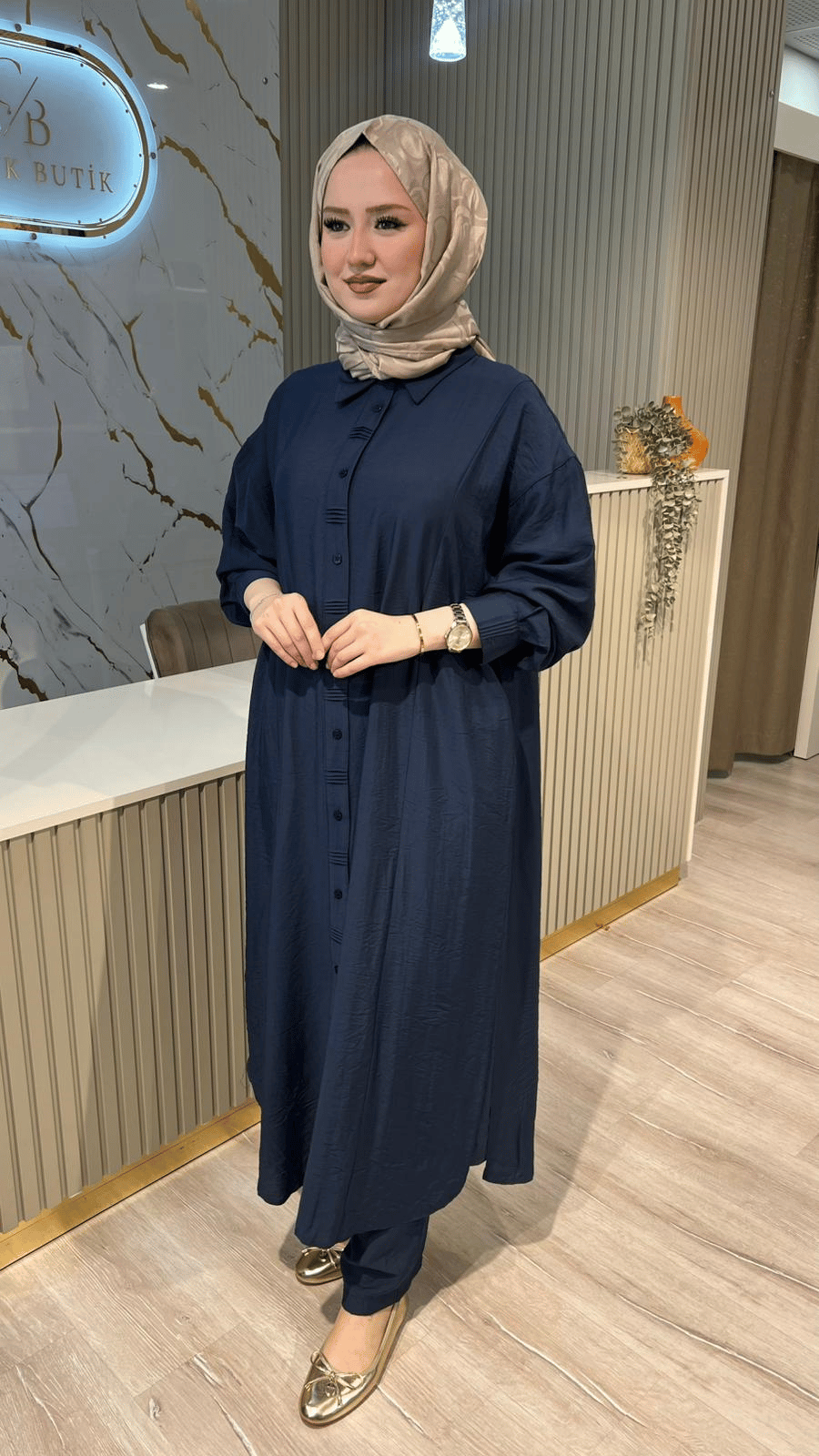 MİCCA 261575  TASARIM  TAKIM- LACİVERT