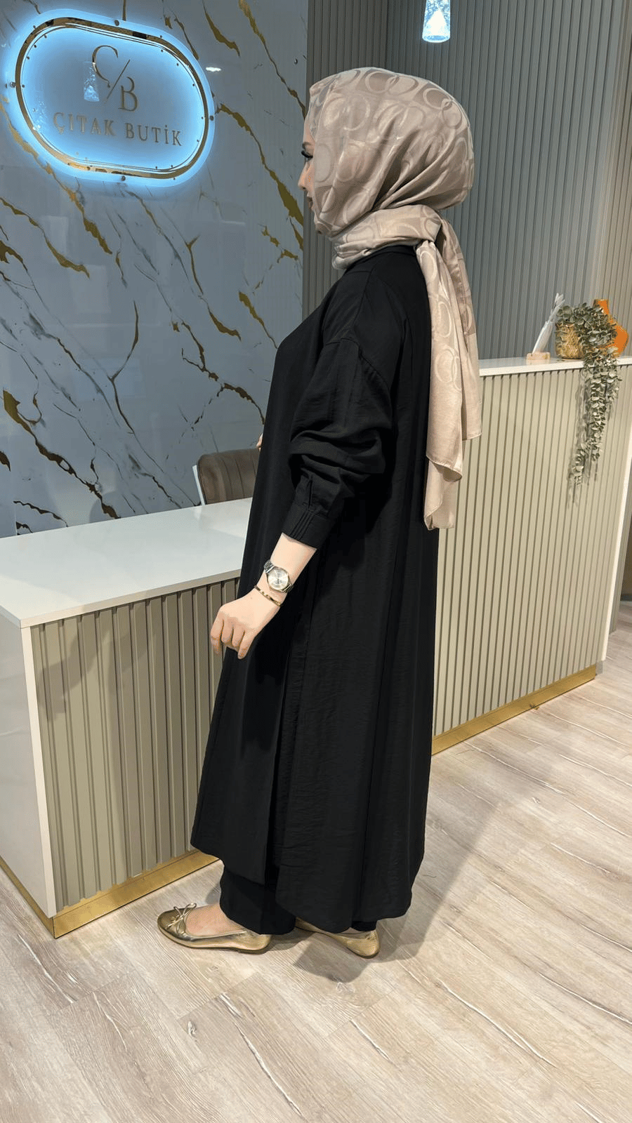MİCCA 261575  TASARIM  TAKIM- SİYAH
