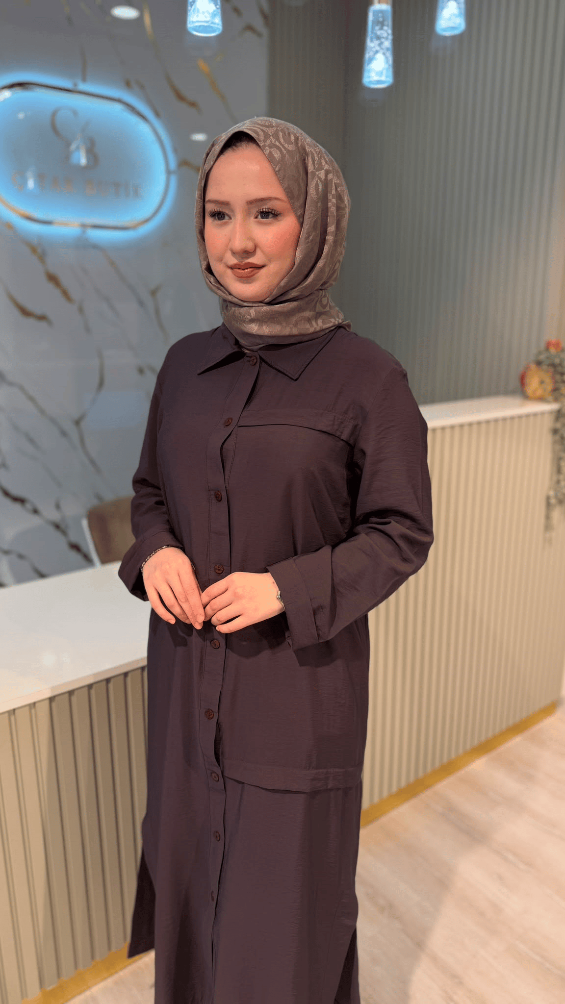 MİCCA 261593 KAP - KAHVERENGİ
