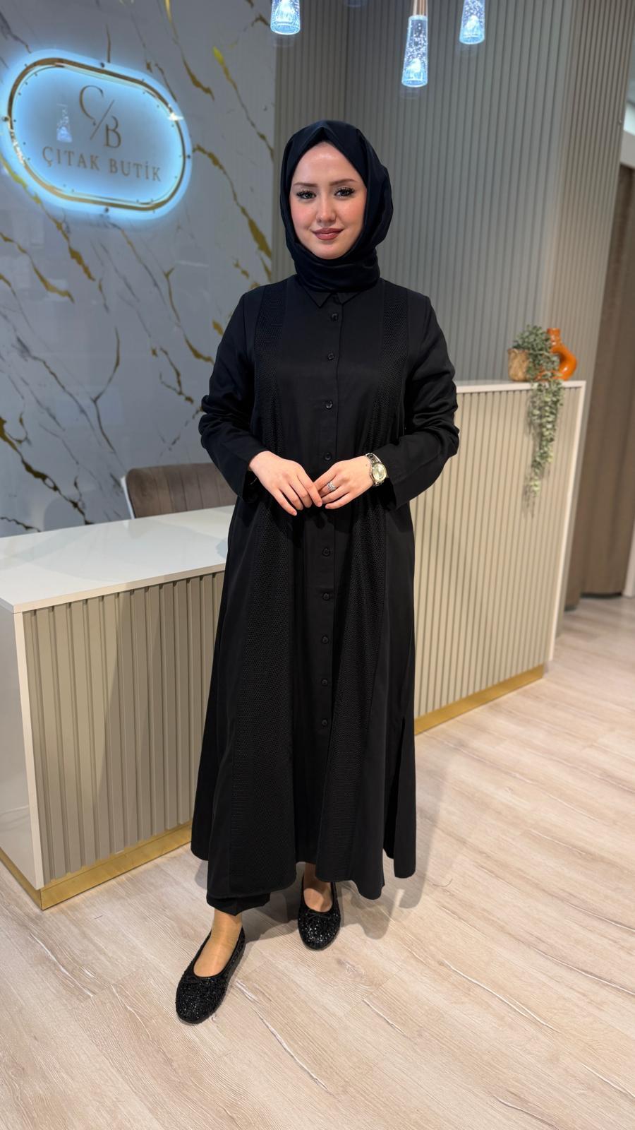 MİCCA 261598 FİLE DETAY KAP -SİYAH