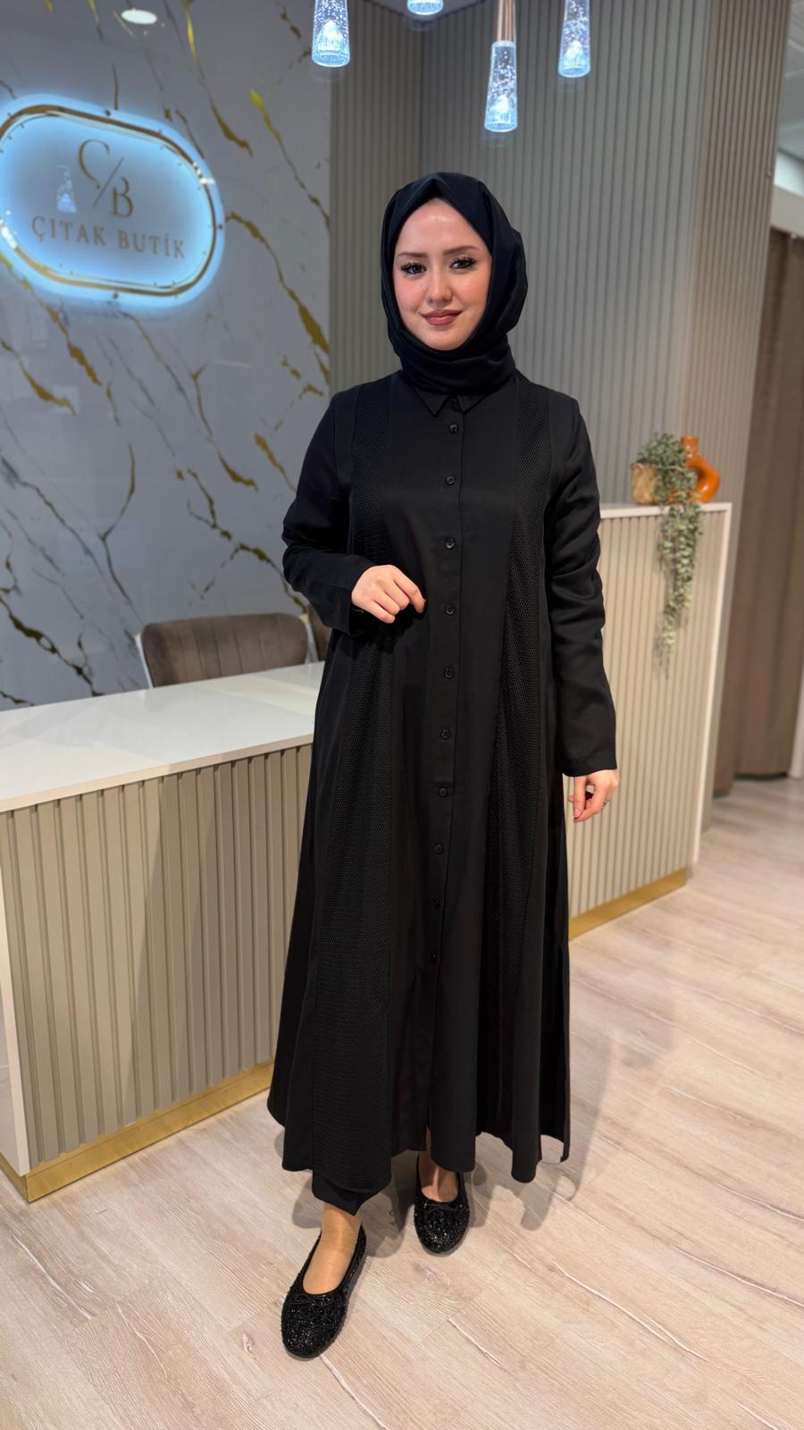 MİCCA 261598 FİLE DETAY KAP -SİYAH