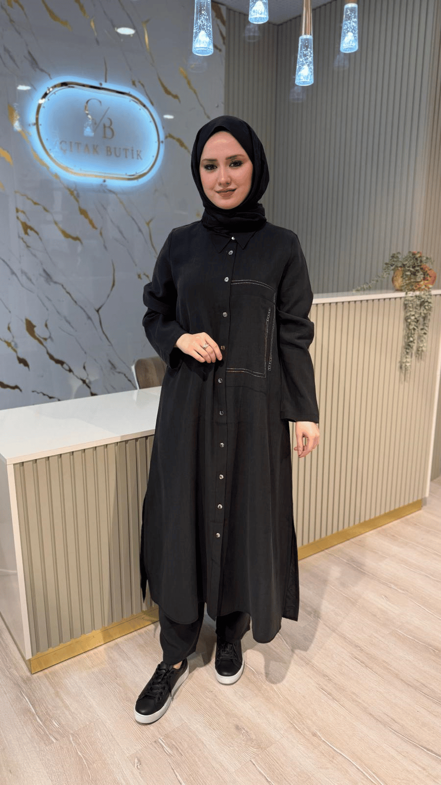 MİCCA 261838 UZUN PANTOLONLU TAKIM-SİYAH