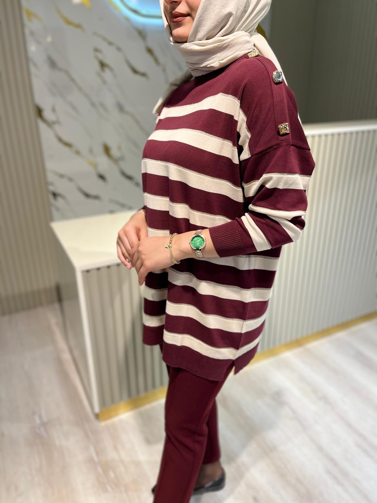 MRW 1500 PARİS TRİKO TUNİK -BORDO
