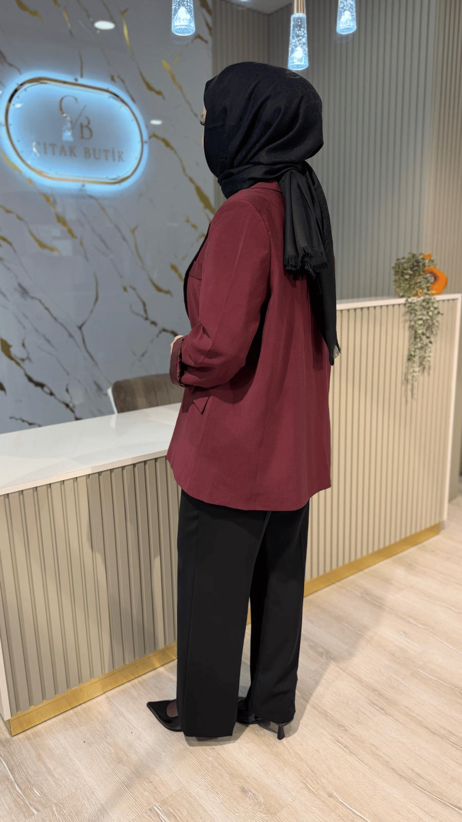 MRW 1806 BLAZER CEKET-BORDO