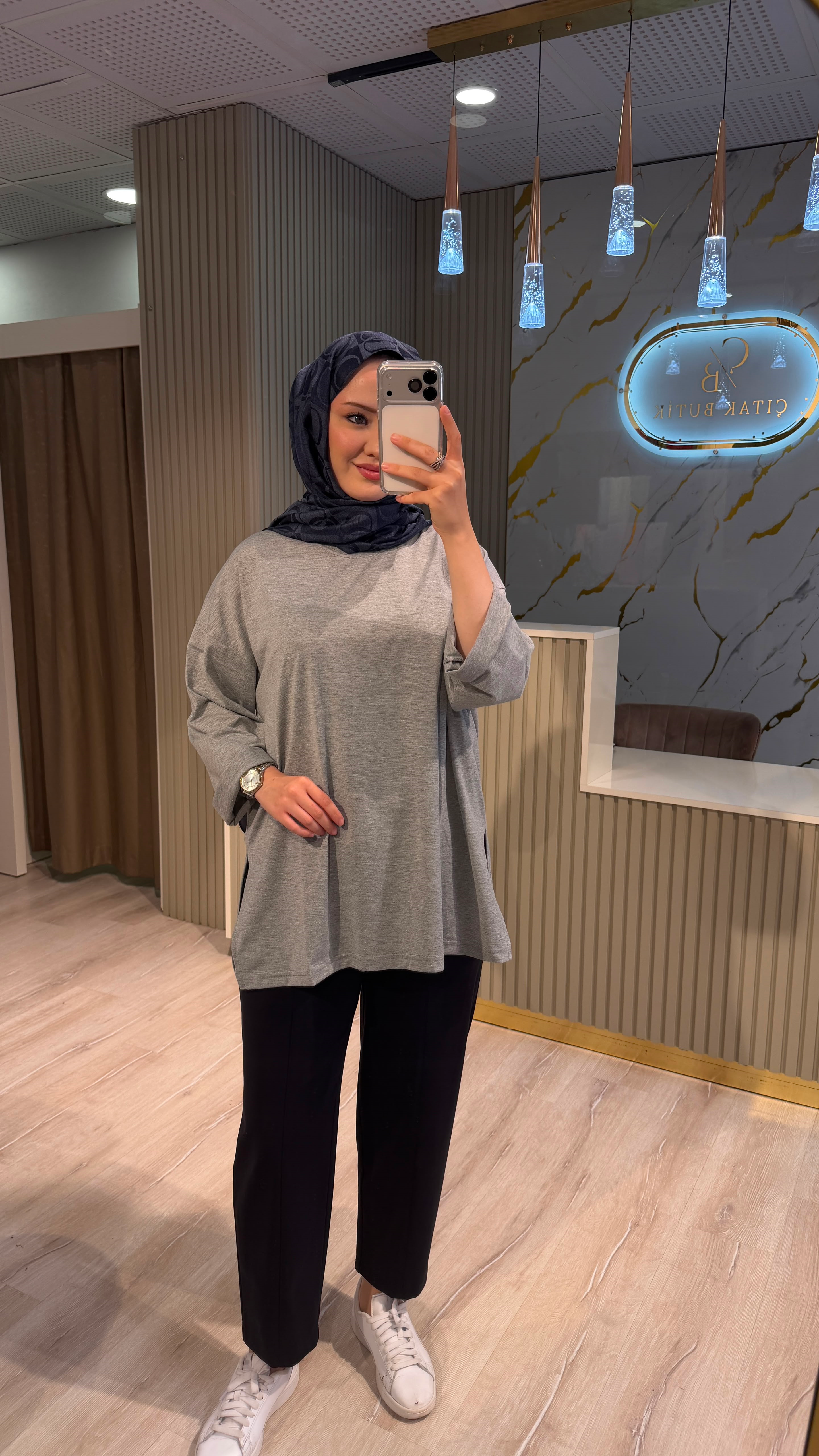 MRW 1851 PİXİ UZUN KOL TSHIRT- GRİ