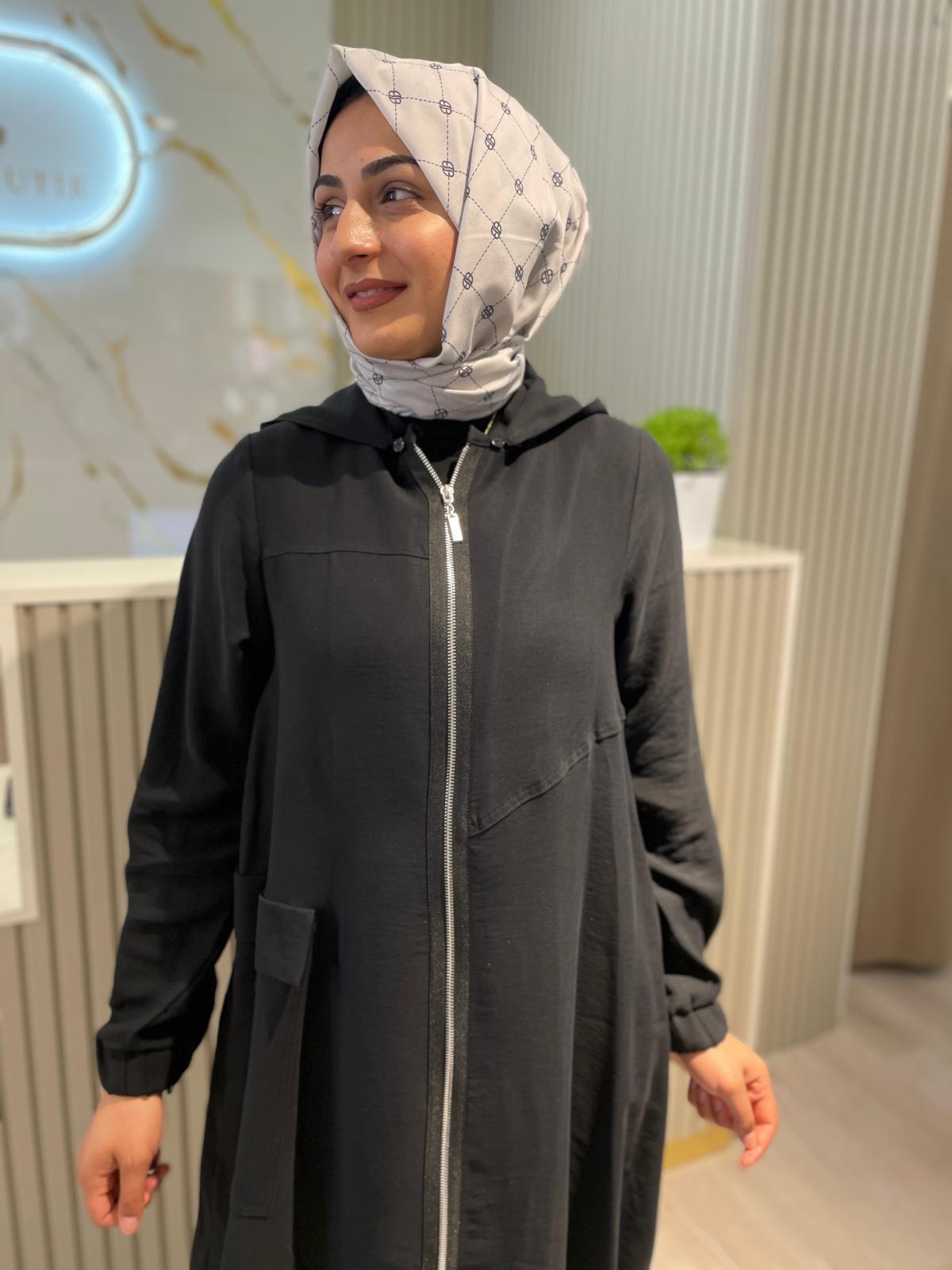 NÇ-PREMİUM BASİC FERACE SİYAH