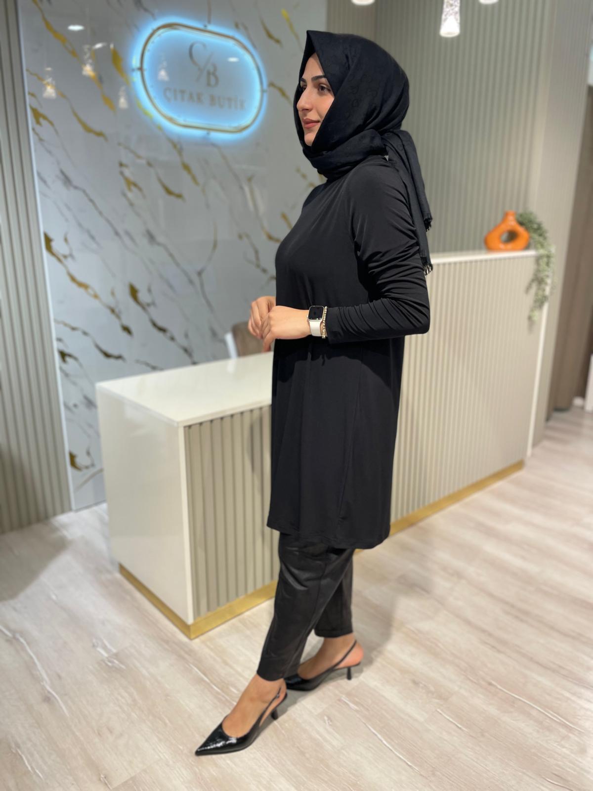 NURCAN ÇETİN 25610 3'LÜ TAKIM-SİYAH