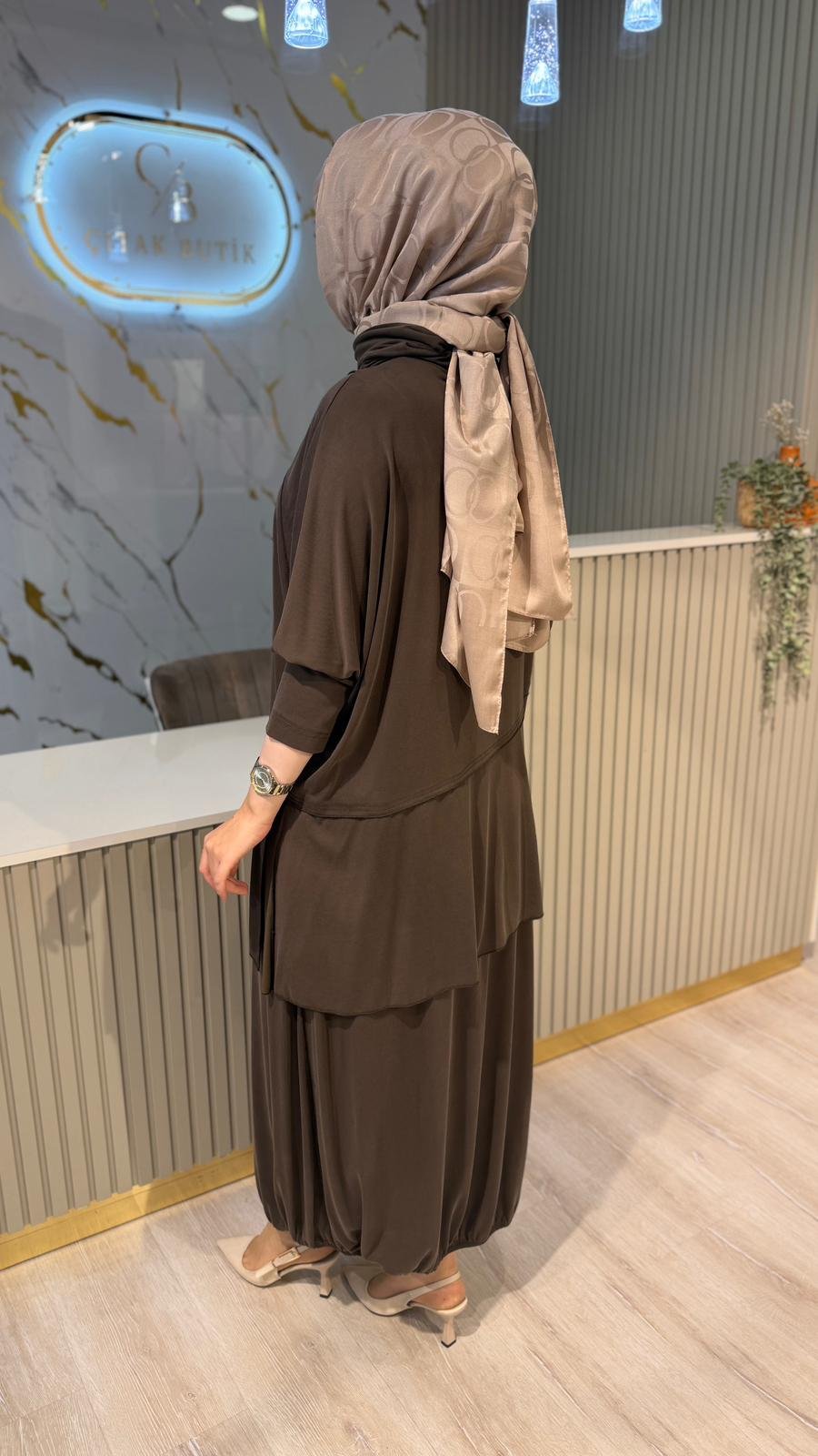 NURCAN ÇETİN 26524 ETEKLİ TAKIM-HAKİ