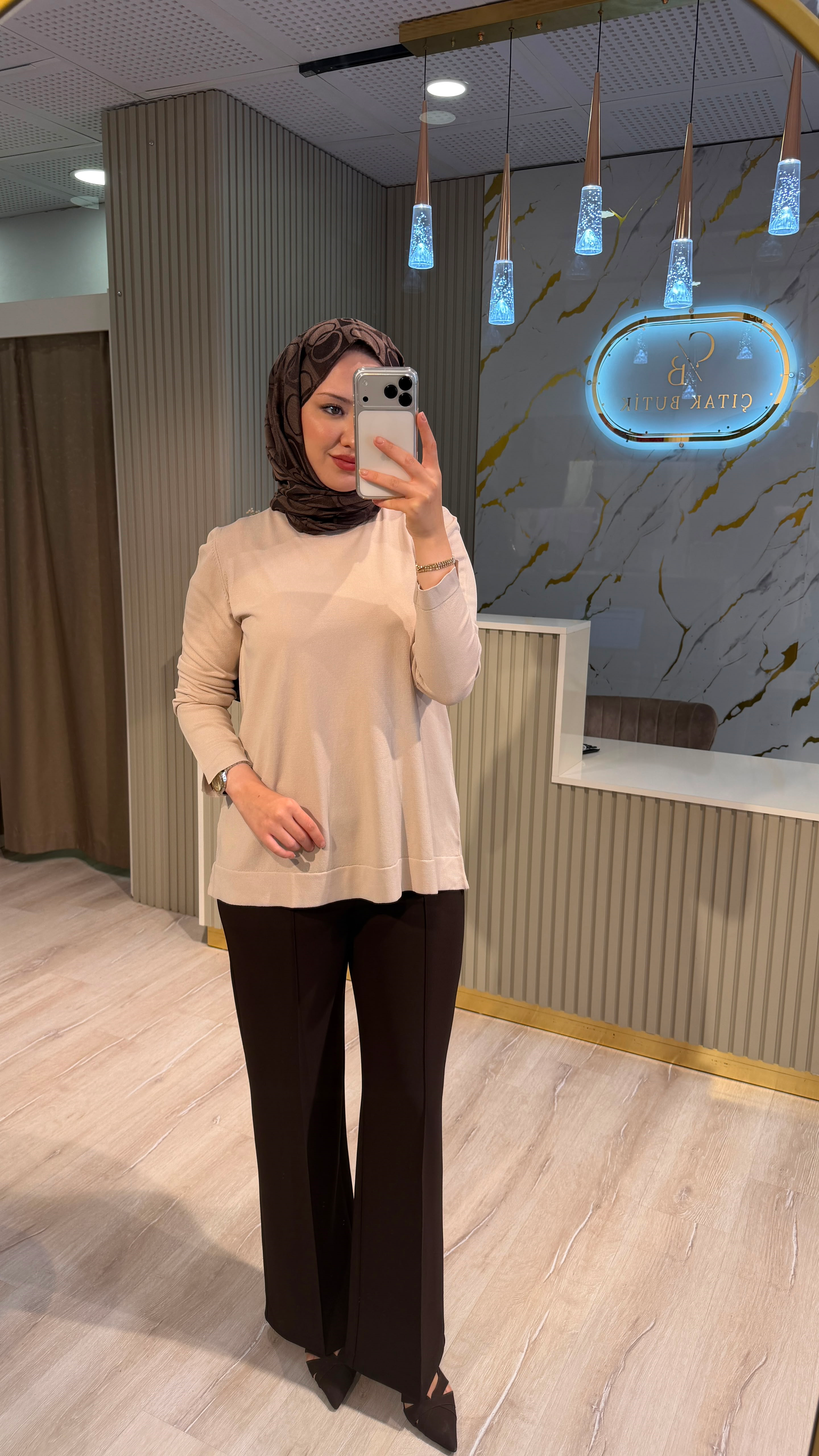 NUSS 0902 TUNİK - BEJ