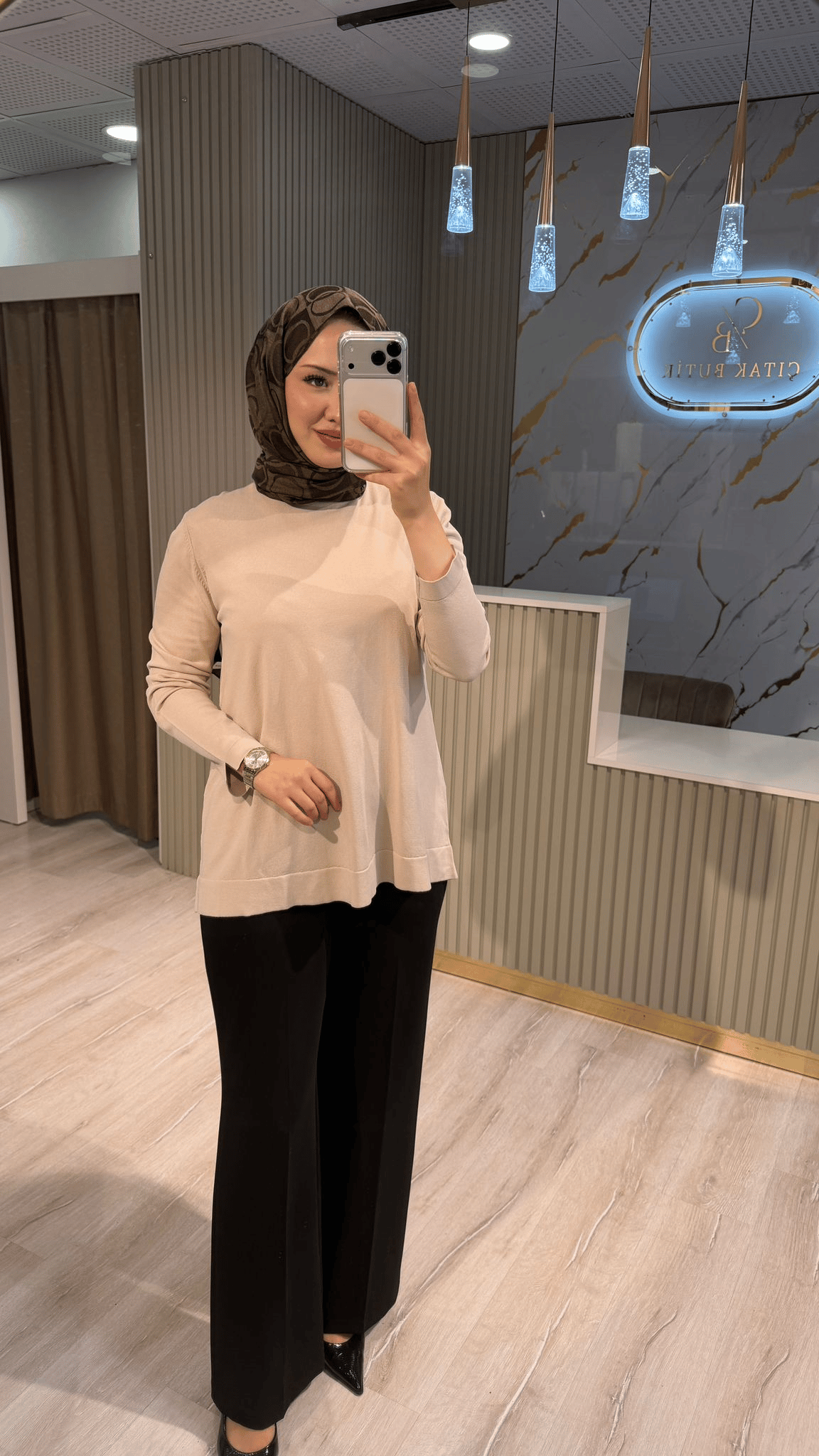 NUSS 0902 TUNİK - KAHVE