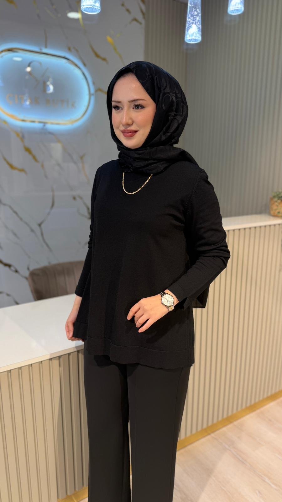 NUSS 0902 TUNİK - SİYAH