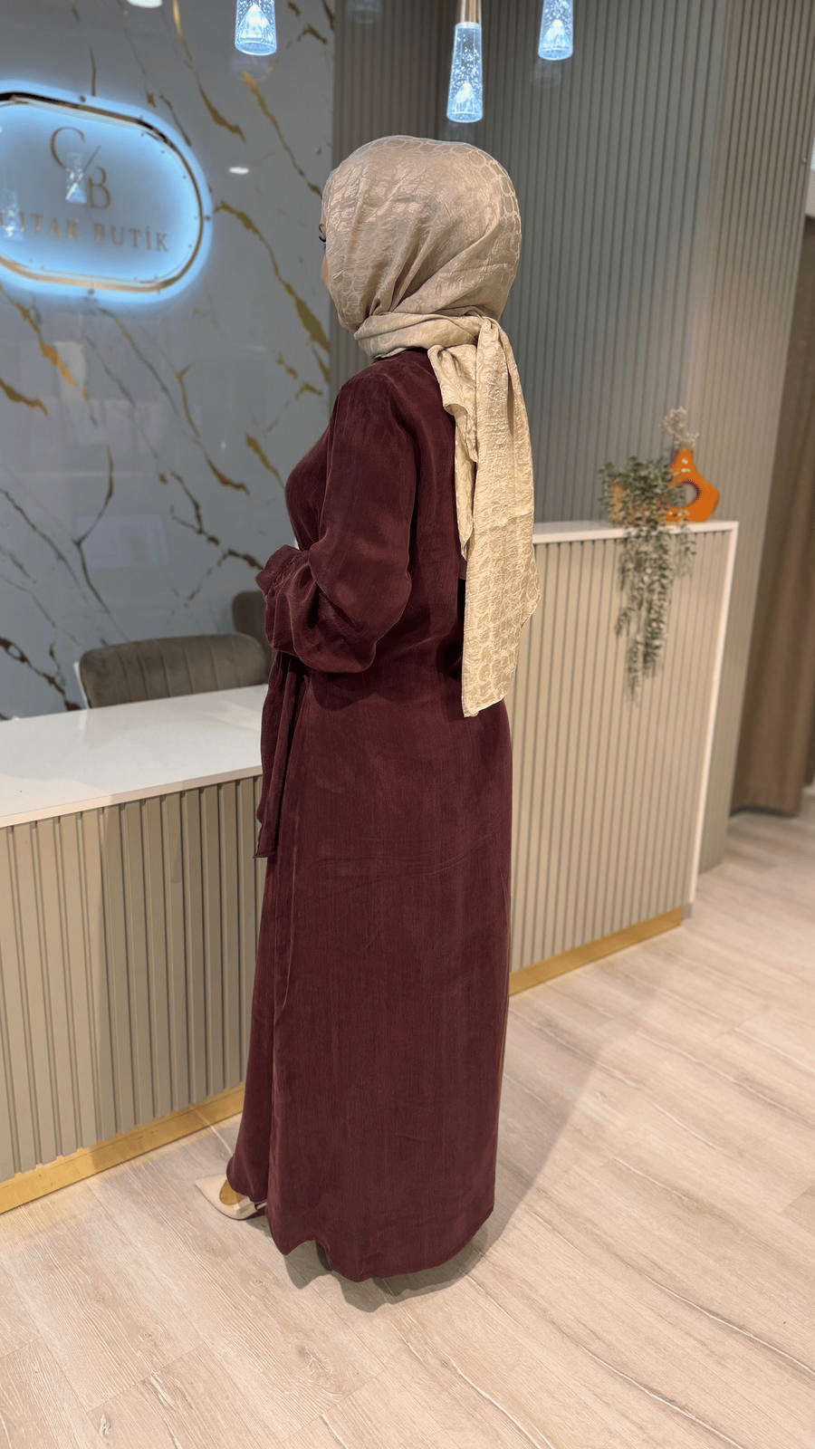 NUSS 2041 ELBİSE- MÜRDÜM