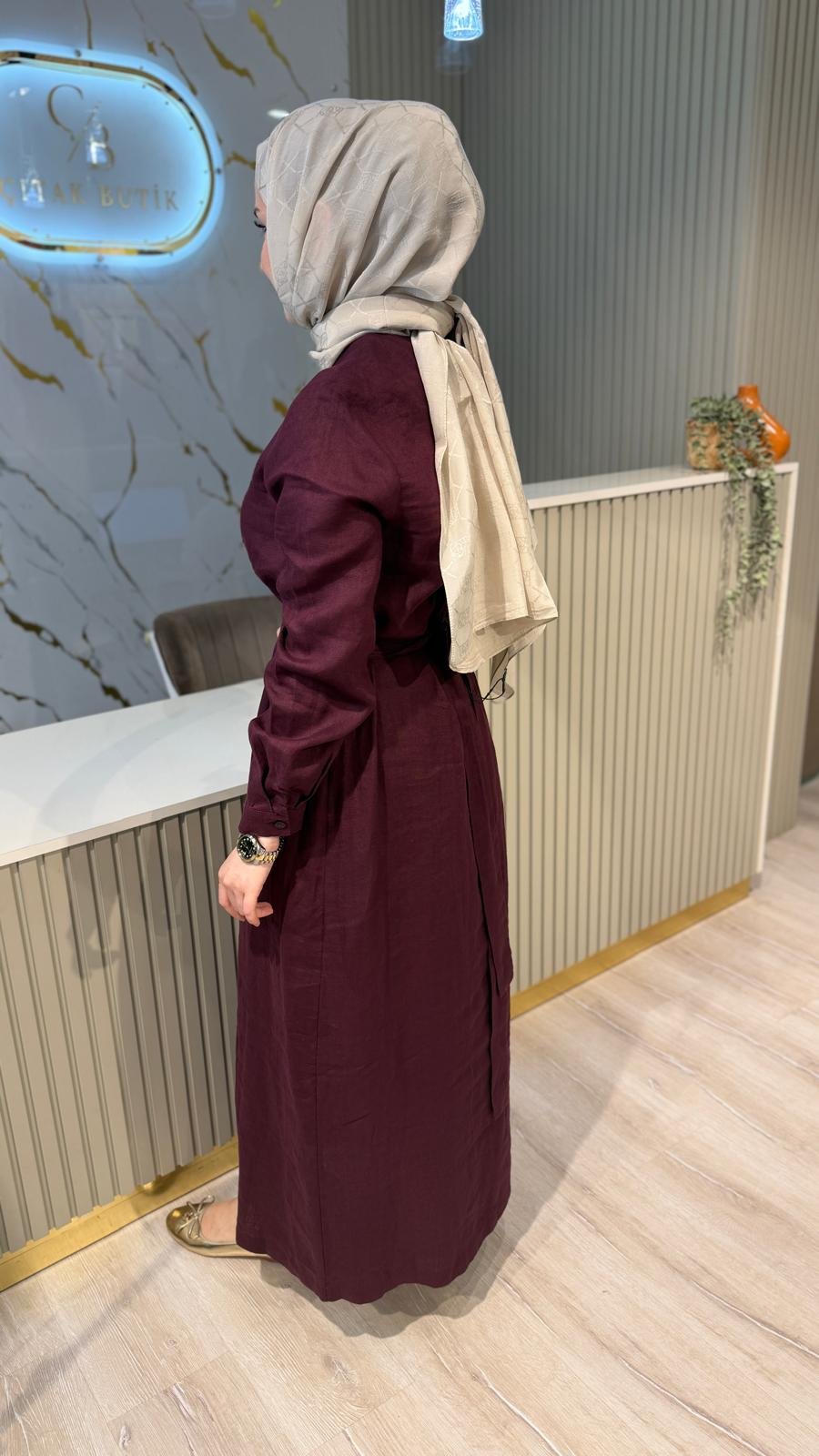 NUSS 2048 ELBİSE - MÜRDÜM