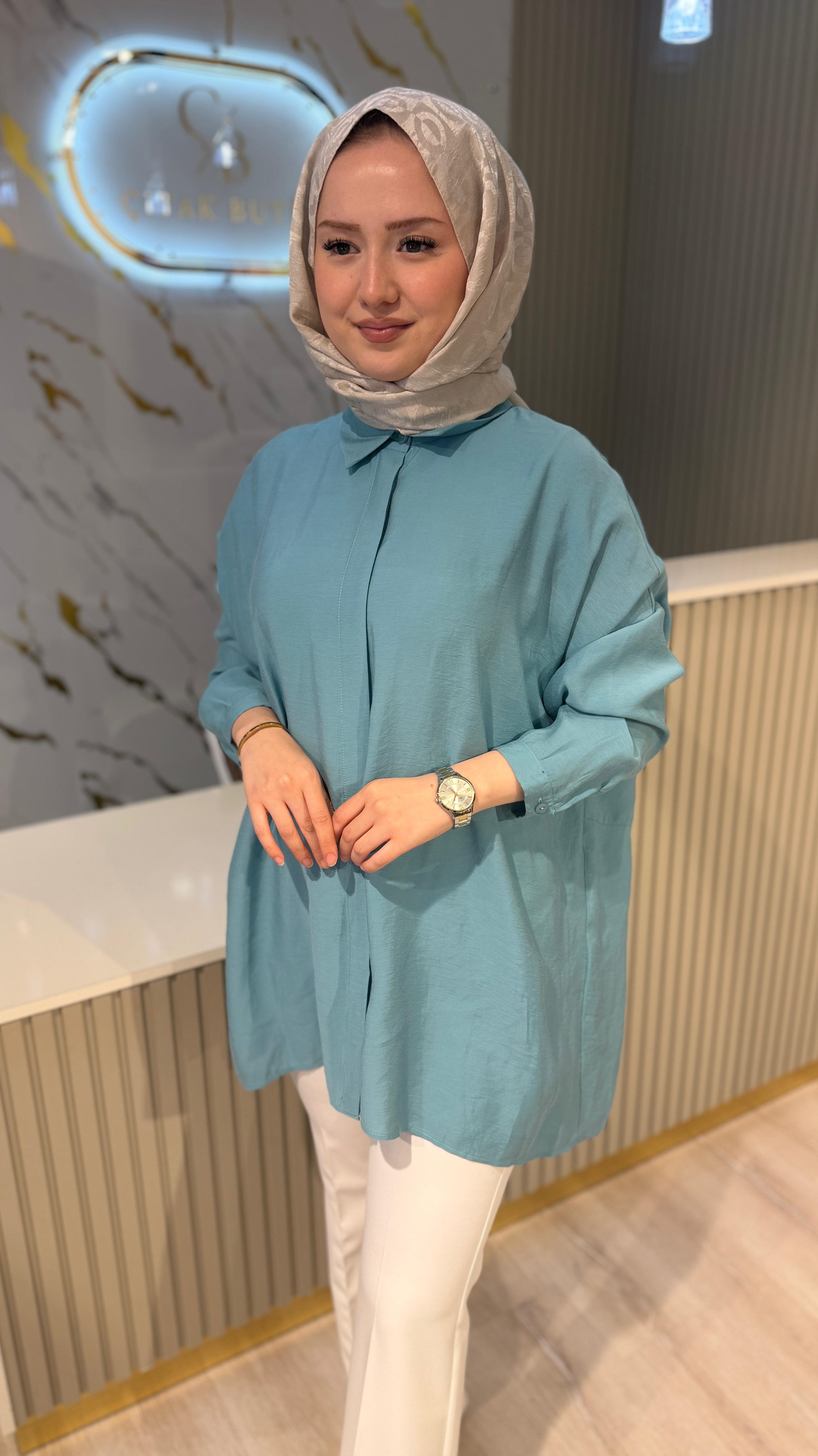 NUSS 3001 BASİC GÖMLEK - AKDENİZ