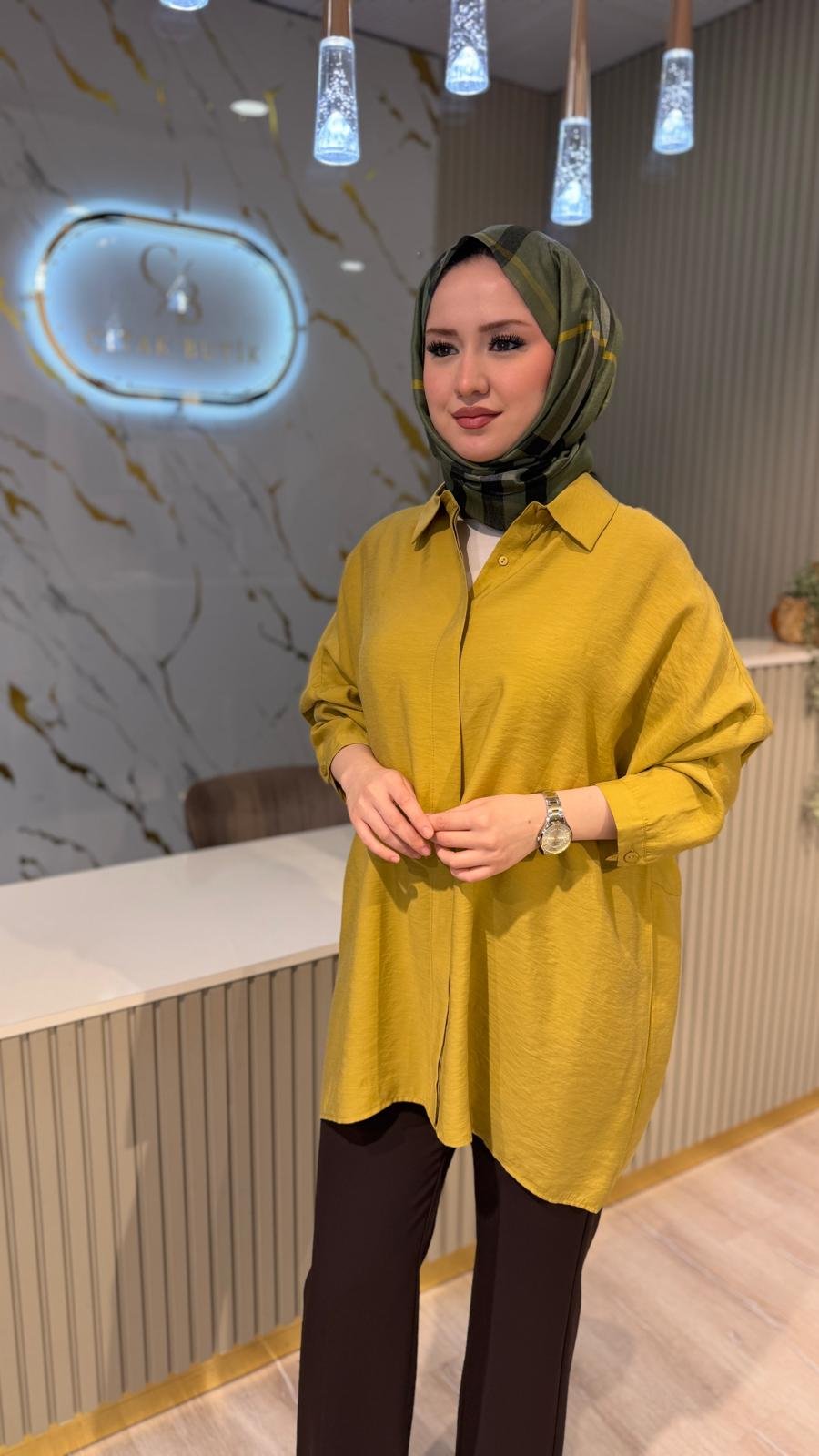 NUSS 3001 BASİC GÖMLEK-AMBER