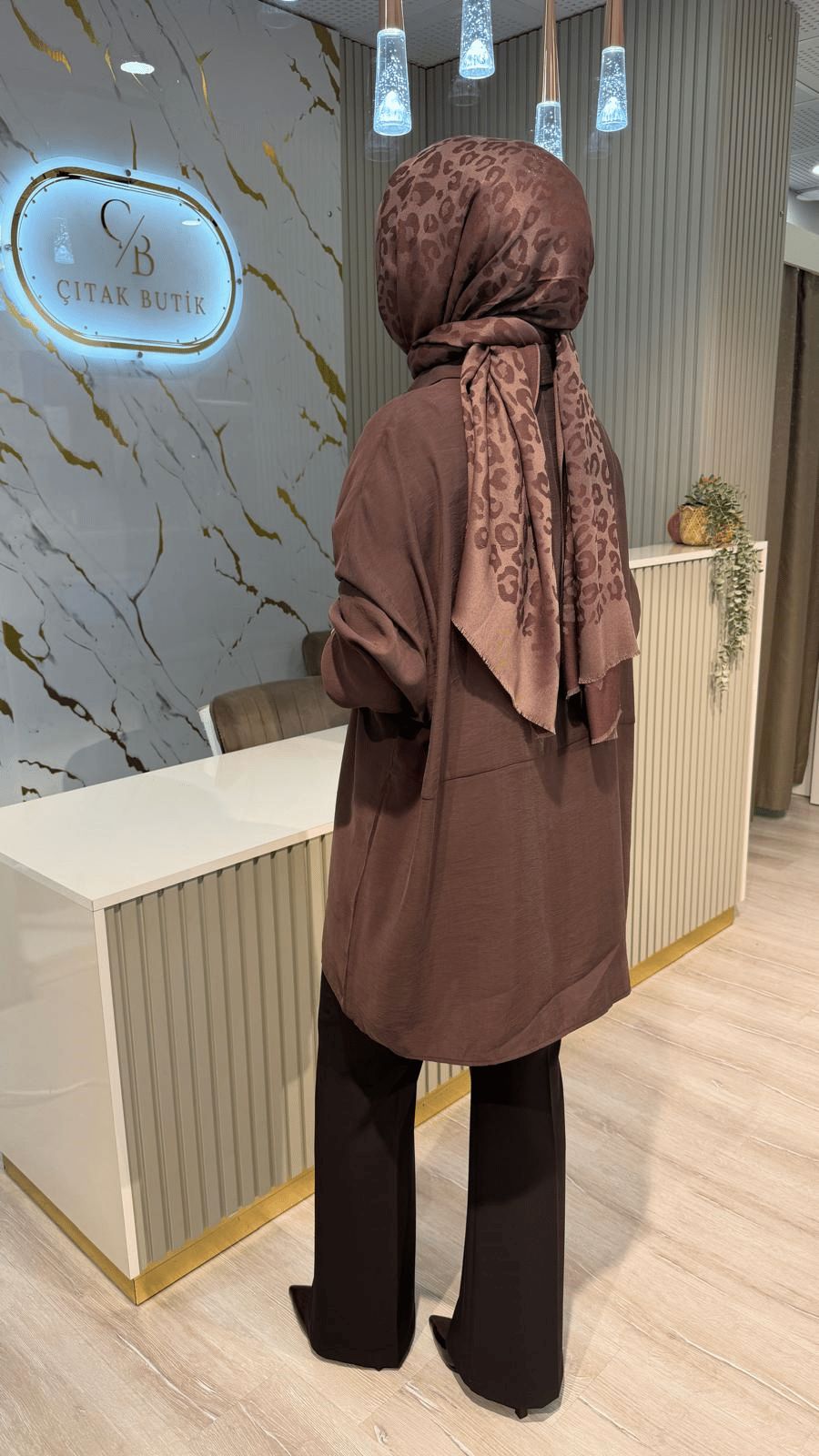 NUSS 3001 BASİC GÖMLEK-KAHVE