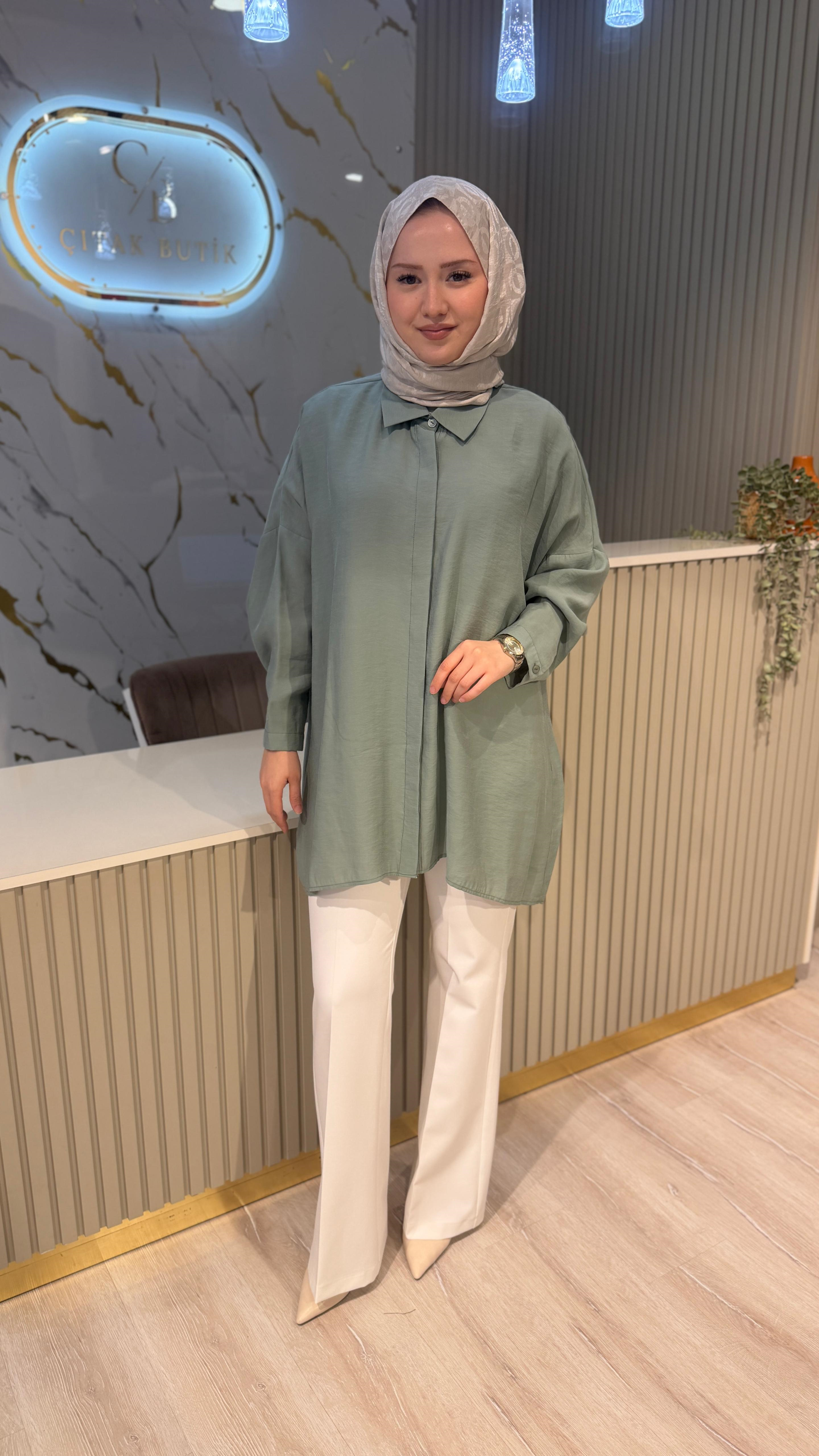 NUSS 3001 BASİC GÖMLEK - KÜF TOZU