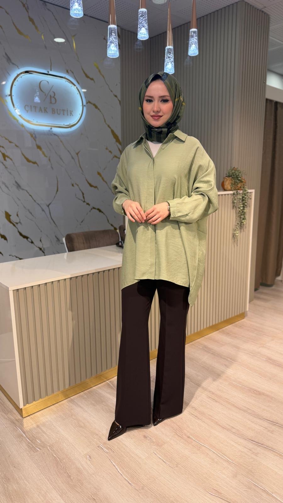 NUSS 3001 BASİC GÖMLEK-MENTA