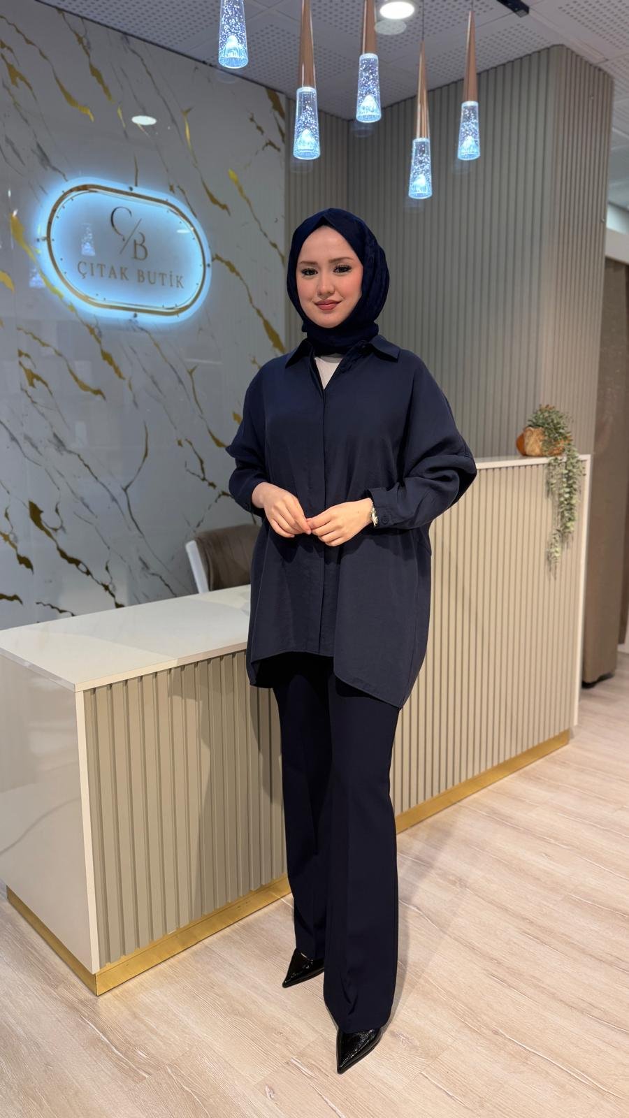 NUSS 3001 BASİC GÖMLEK-NAVY