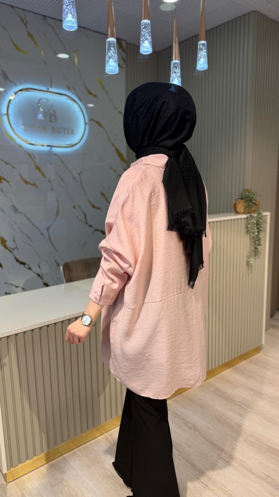NUSS 3001 BASİC GÖMLEK-PUDRA
