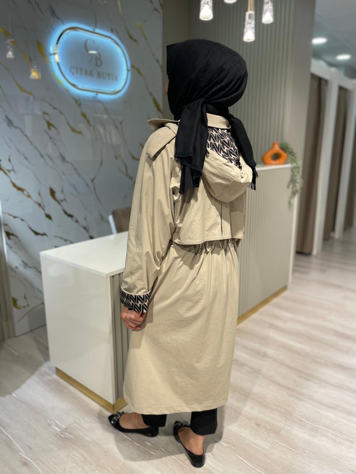 NUSS 6033 TRENÇ-CAMEL