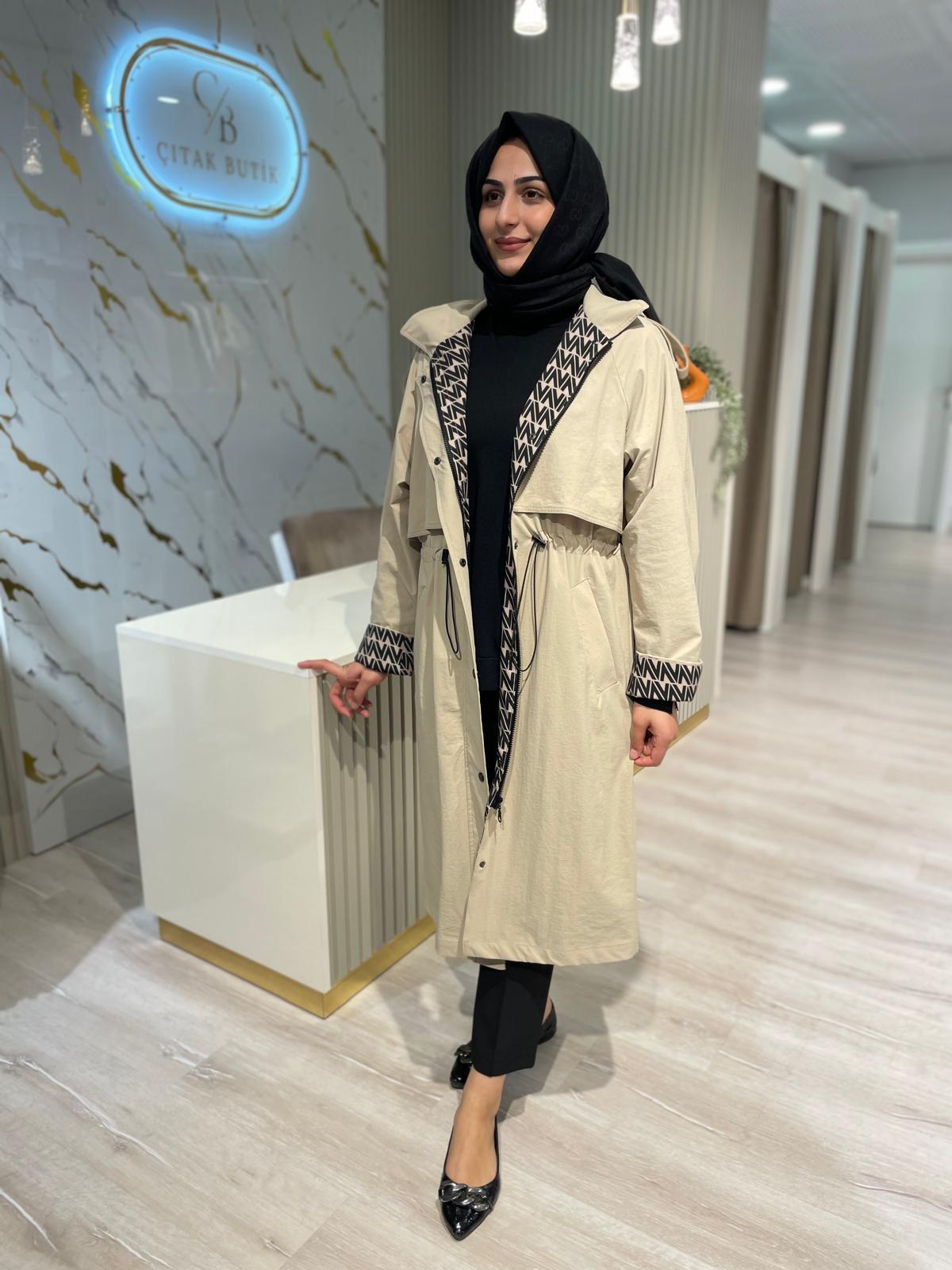 NUSS 6033 TRENÇ-CAMEL