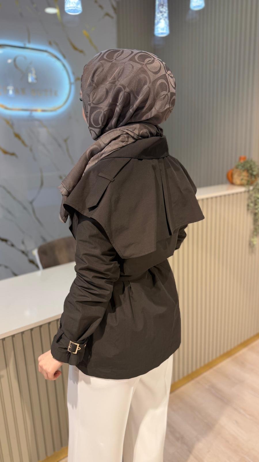 NUSS 6042 KISA KAP - KAHVE