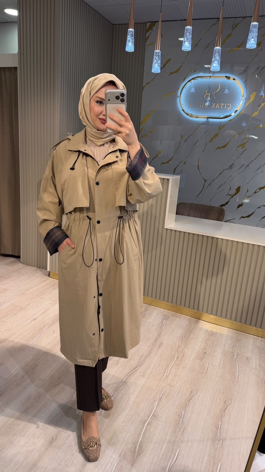 NUSS 6067 TRENÇ - BEJ