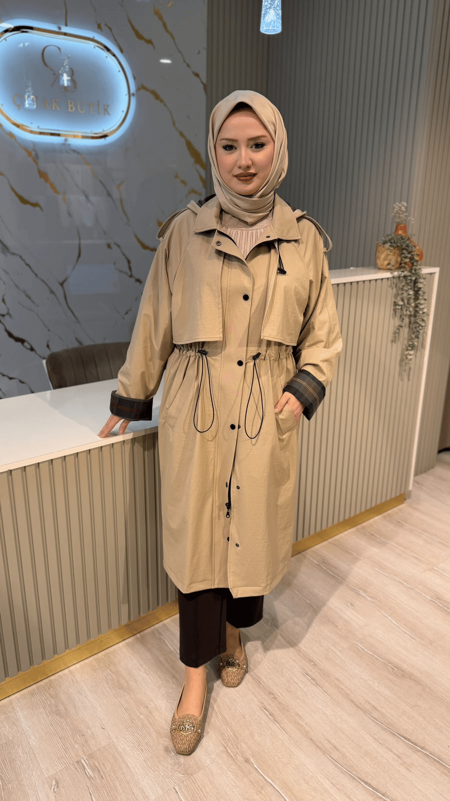 NUSS 6067 TRENÇ - BEJ