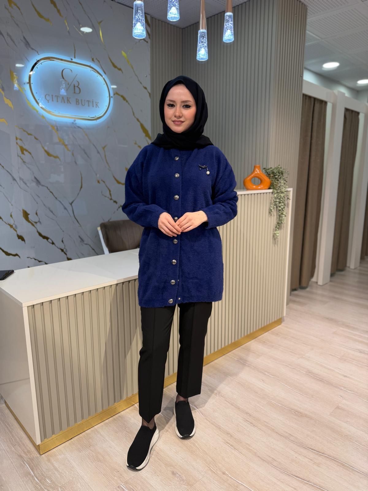 NUSS 7005 ANGORA HIRKA-LACİVERT