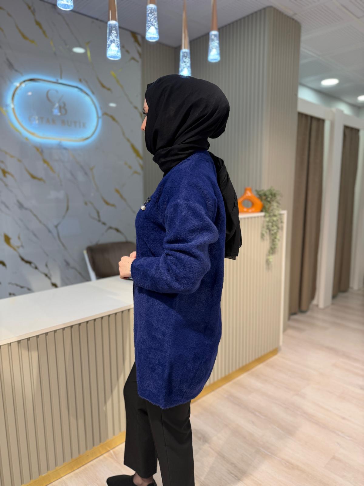 NUSS 7005 ANGORA HIRKA-LACİVERT